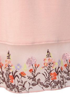 LASCANA Kimono, Kurzform, Single-Jersey, Kimono-Kragen, Gürtel, mit bestickter Spitze