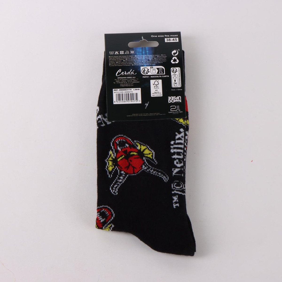 Stranger things Socken Socken Erwachsene Baumwollsocken Komfort (Einheitsgröße) 38-45