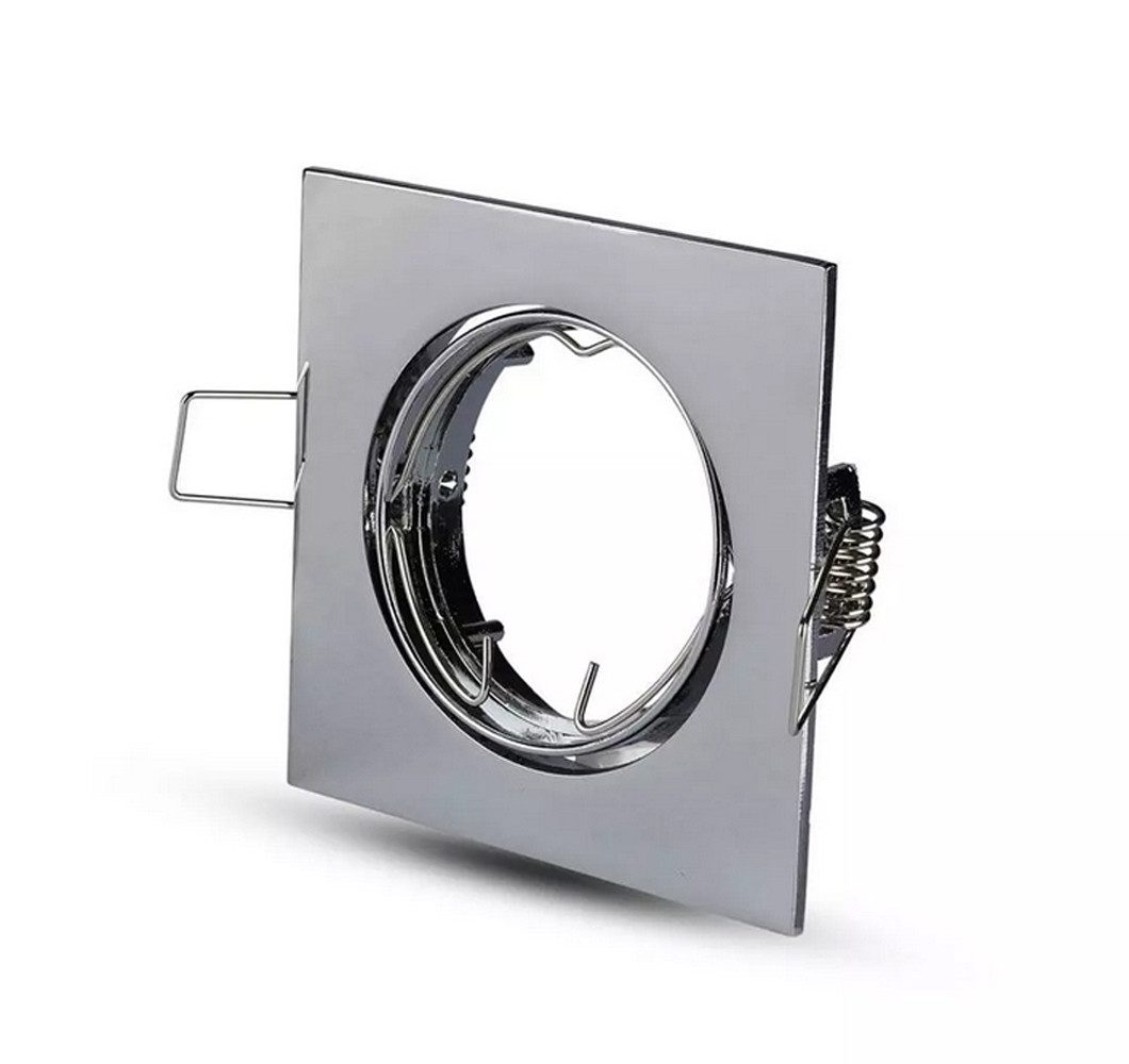 GTV LED Einbaustrahler Einbaurahmen Eckig Chrom günstig online kaufen