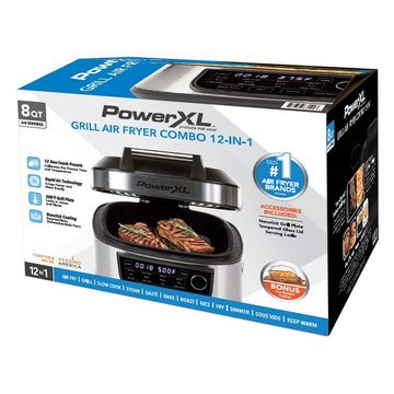 PowerXL Multikocher Multi Cooker 12 in 1 - Multikocher - silber/schwarz, 1300 W