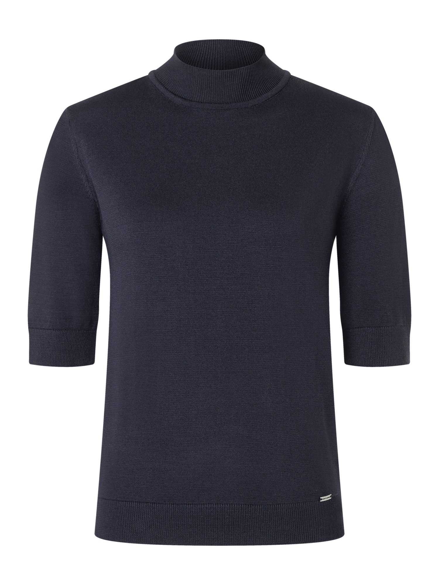 MORE&MORE Stehkragenpullover Viskose-Feinstrickpullover günstig online kaufen