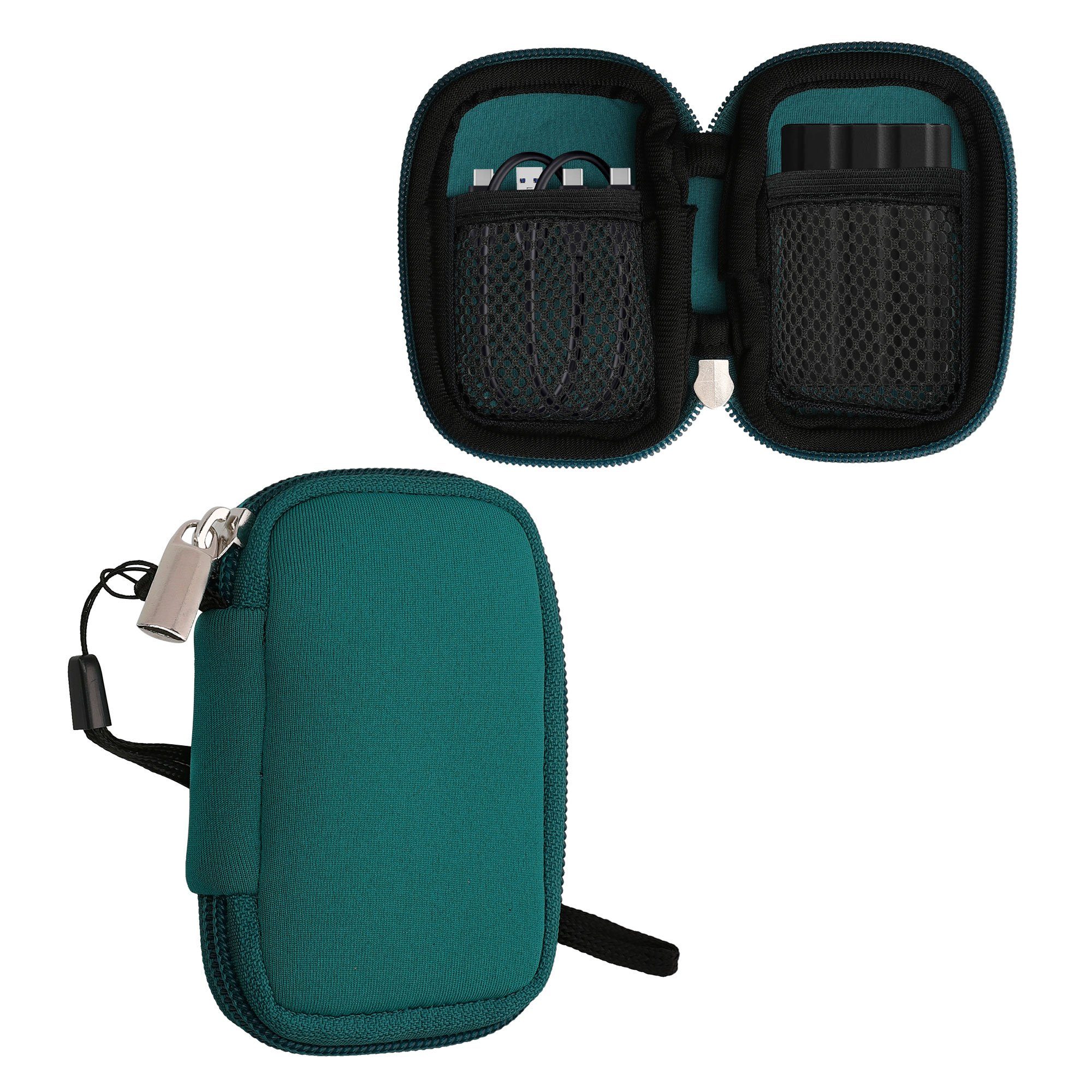 kwmobile Festplattenhülle Tasche für Samsung Portable SSD T7 Shield SSD ...
