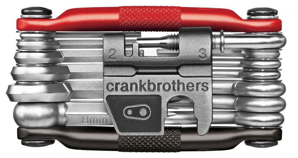 crankbrothers Fahrradwerkzeugset Crankbrothers Multi-19 Multitool schwarz-rot