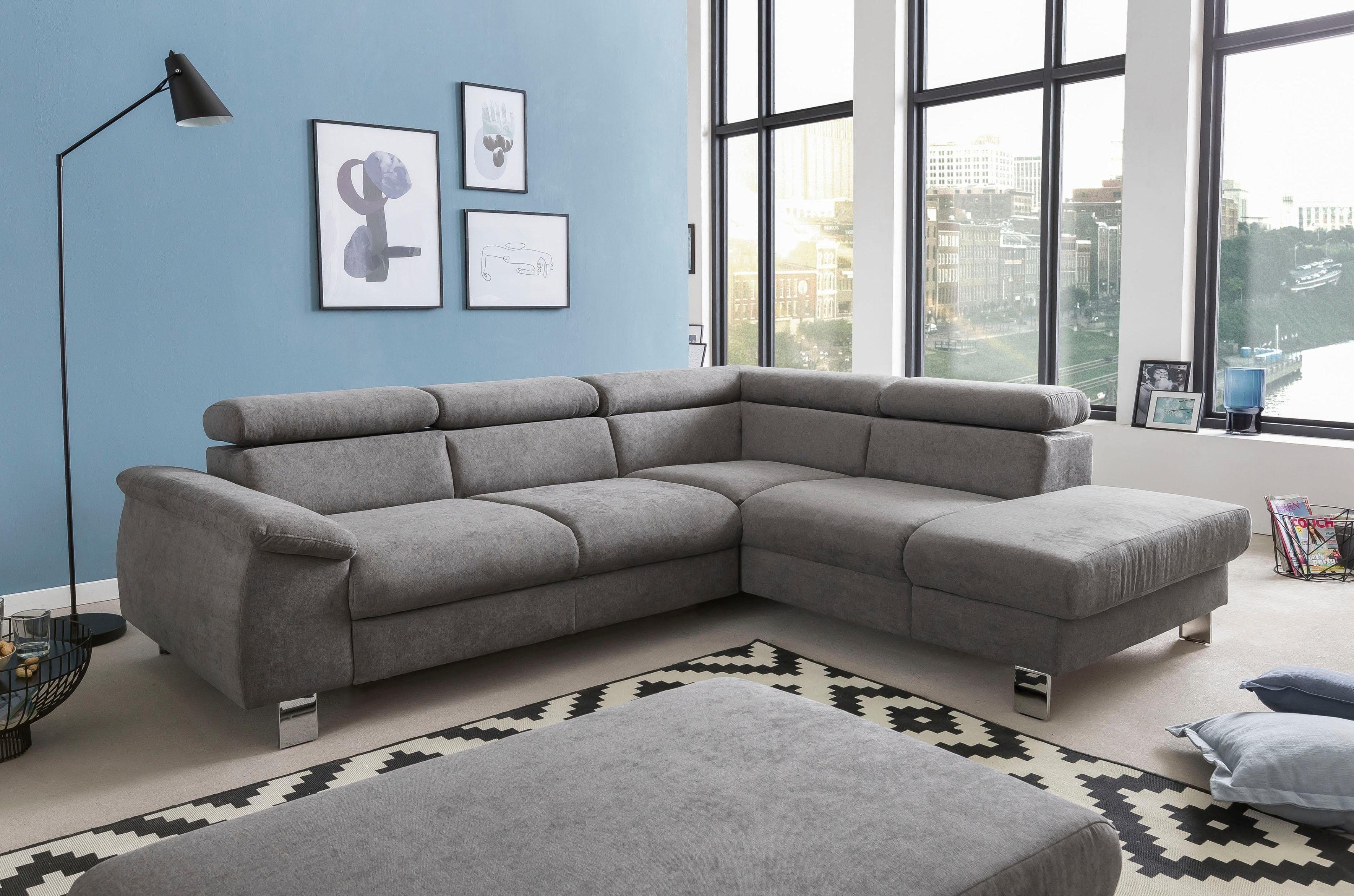 COTTA Polstergarnitur Komaris L-Form, (Set), Set bestehend aus: Ecksofa mit günstig online kaufen