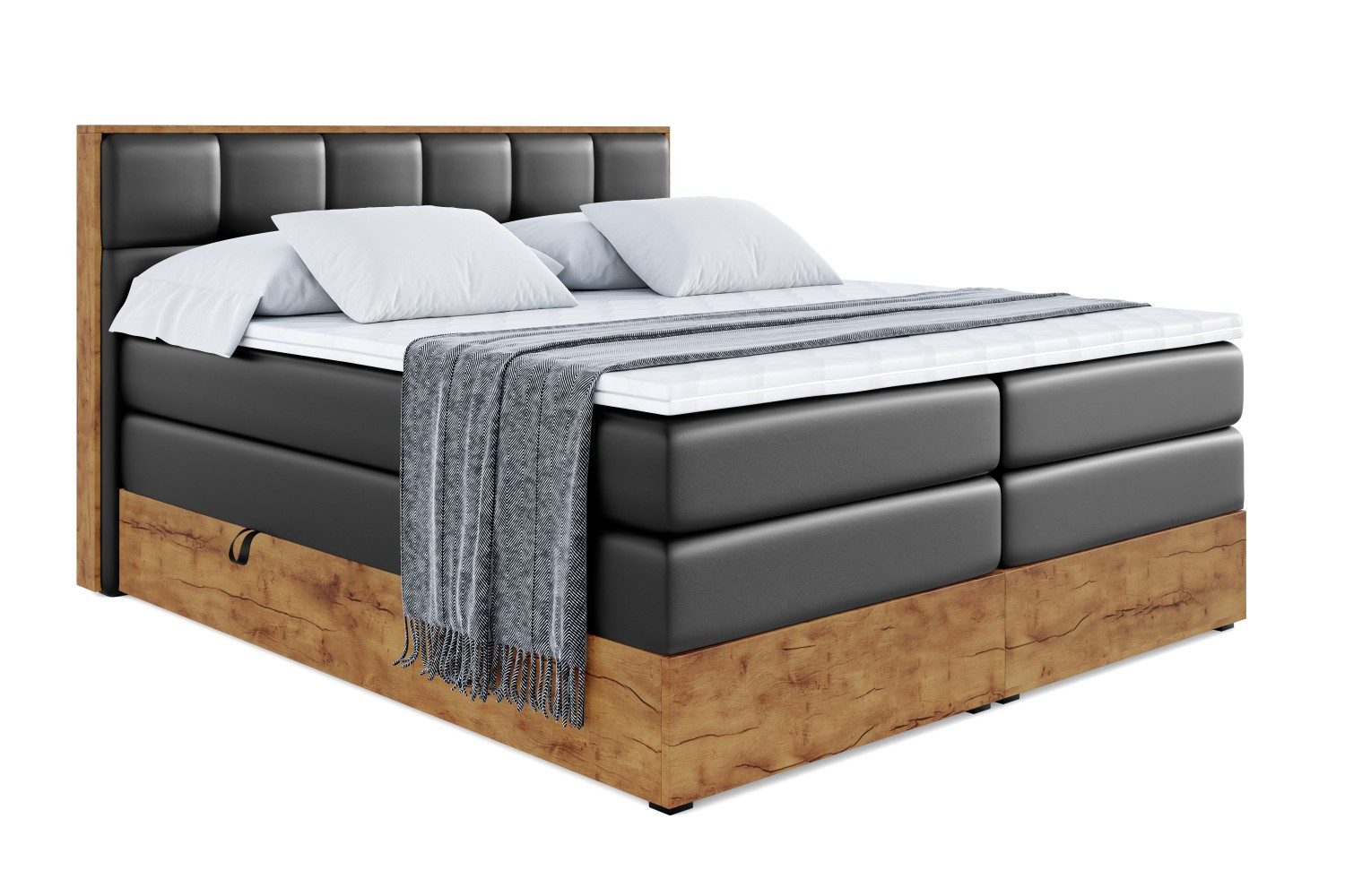 ALTDECOR Boxspringbett LOLLI7 KING (Multipocket-Matratze H4, günstig online kaufen