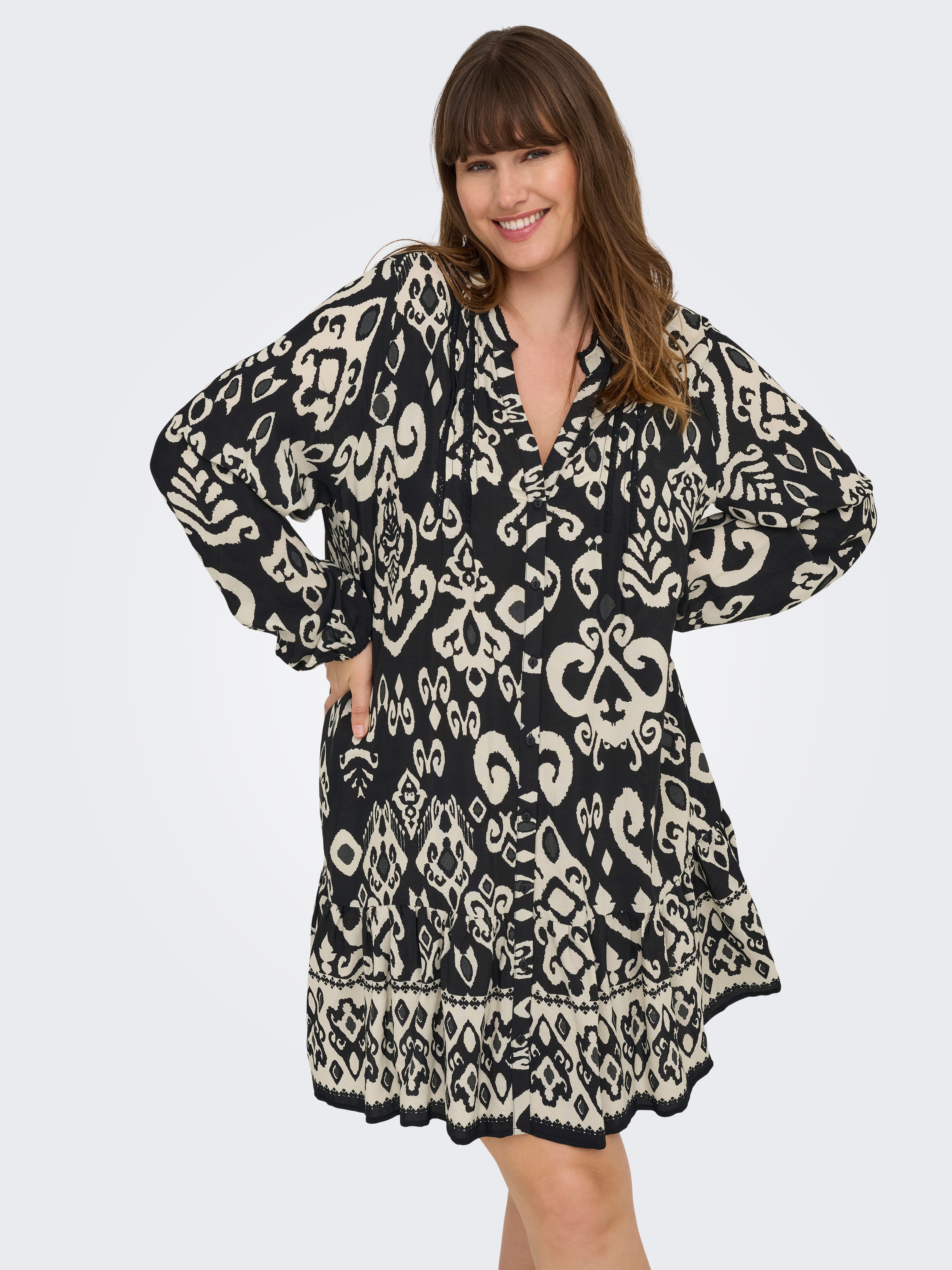 ONLY CARMAKOMA Sommerkleid CARAJA LS DRESS günstig online kaufen