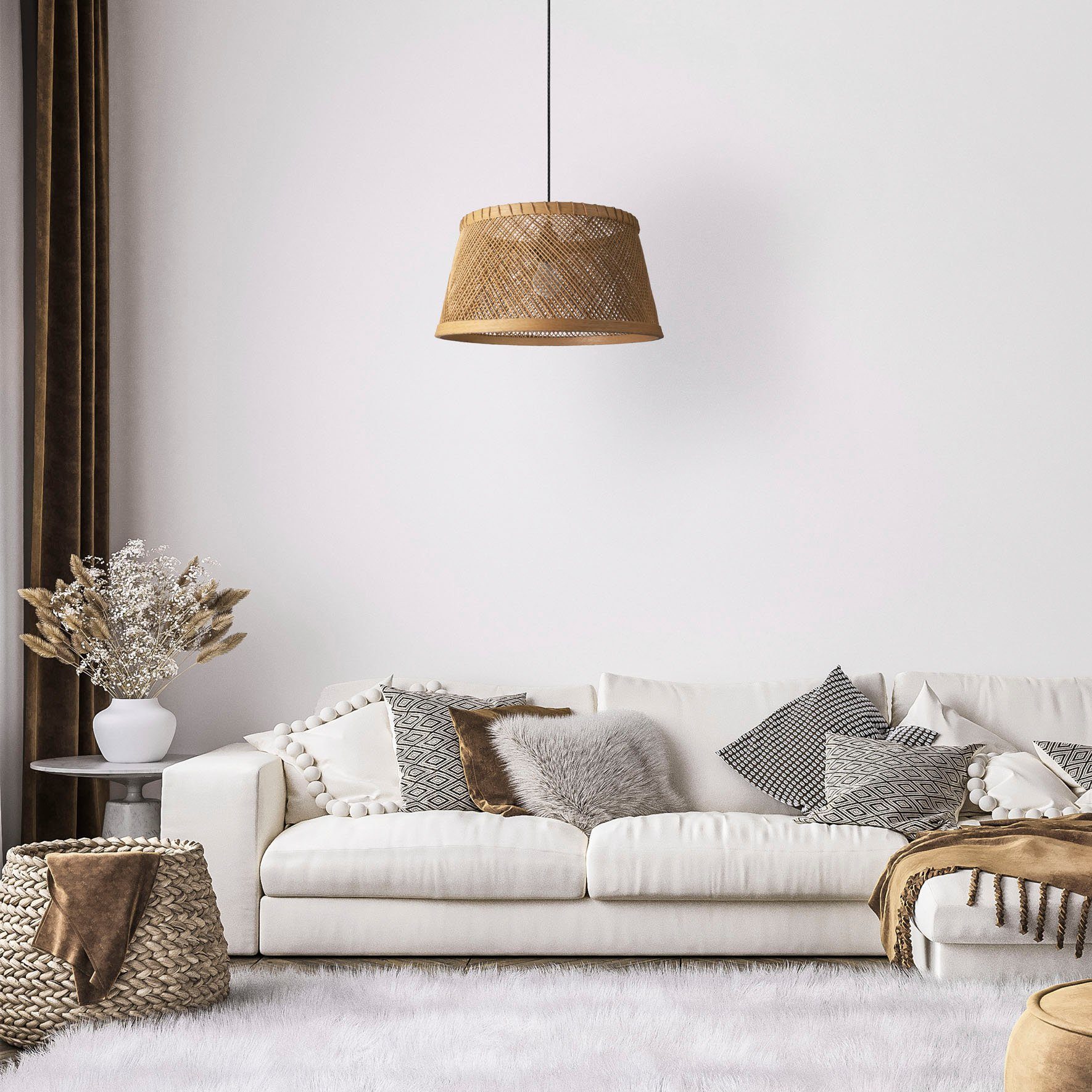 Paco Home Pendelleuchte RAMA, ohne Leuchtmittel, günstig online kaufen