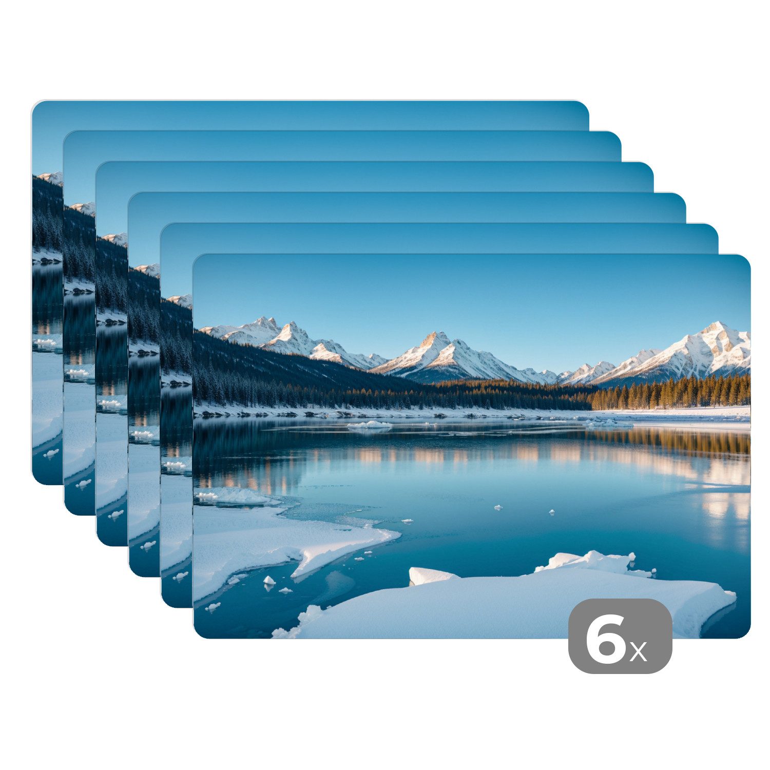 MuchoWow Platzset Landschaft - Winter - günstig online kaufen