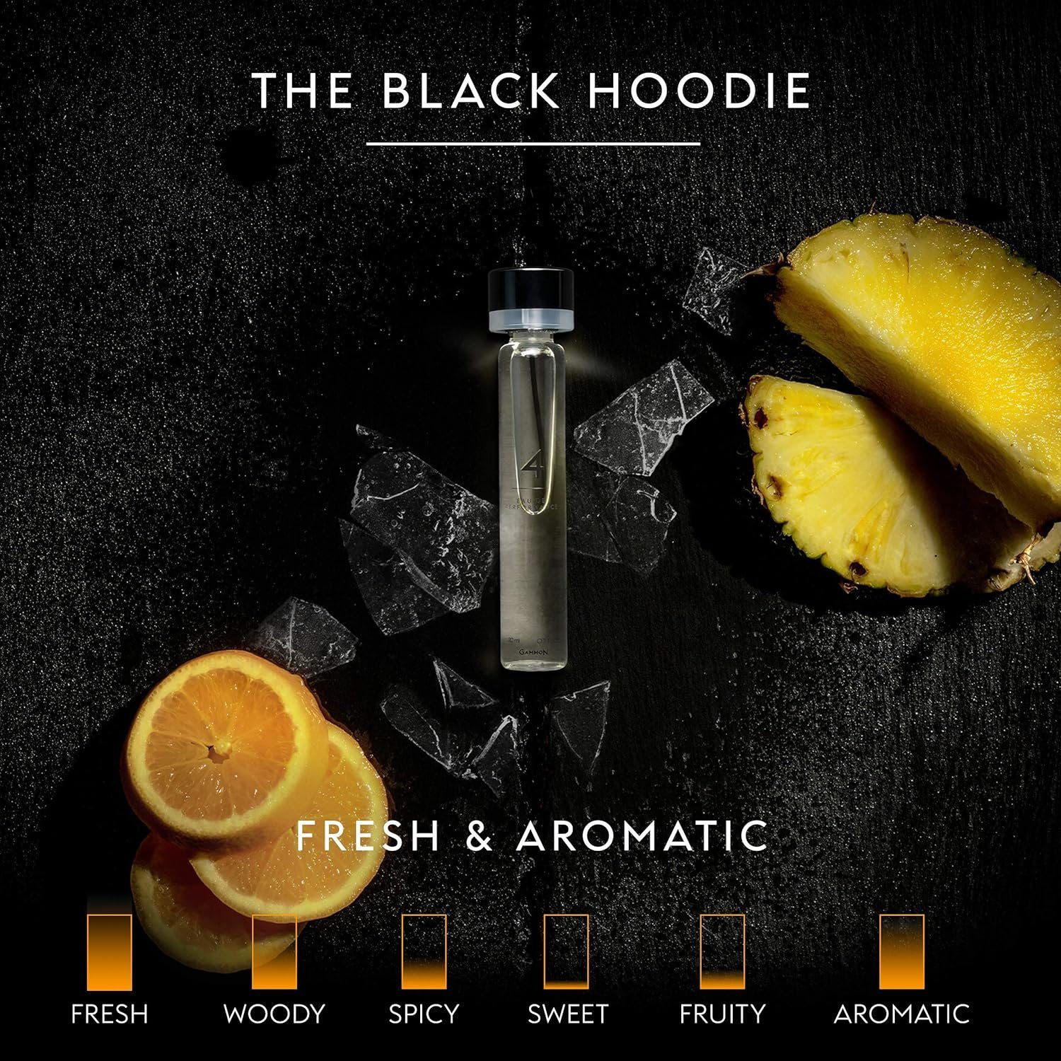 Black Hoodie Eau Black (4) - GAMMON The Styles Parfum de