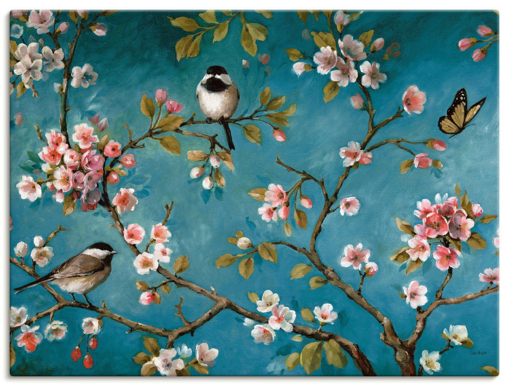Artland Wandbild Blüte I, Blumen (1 St), als Leinwandbild, Poster, Wandaufkleber in verschied. Größen