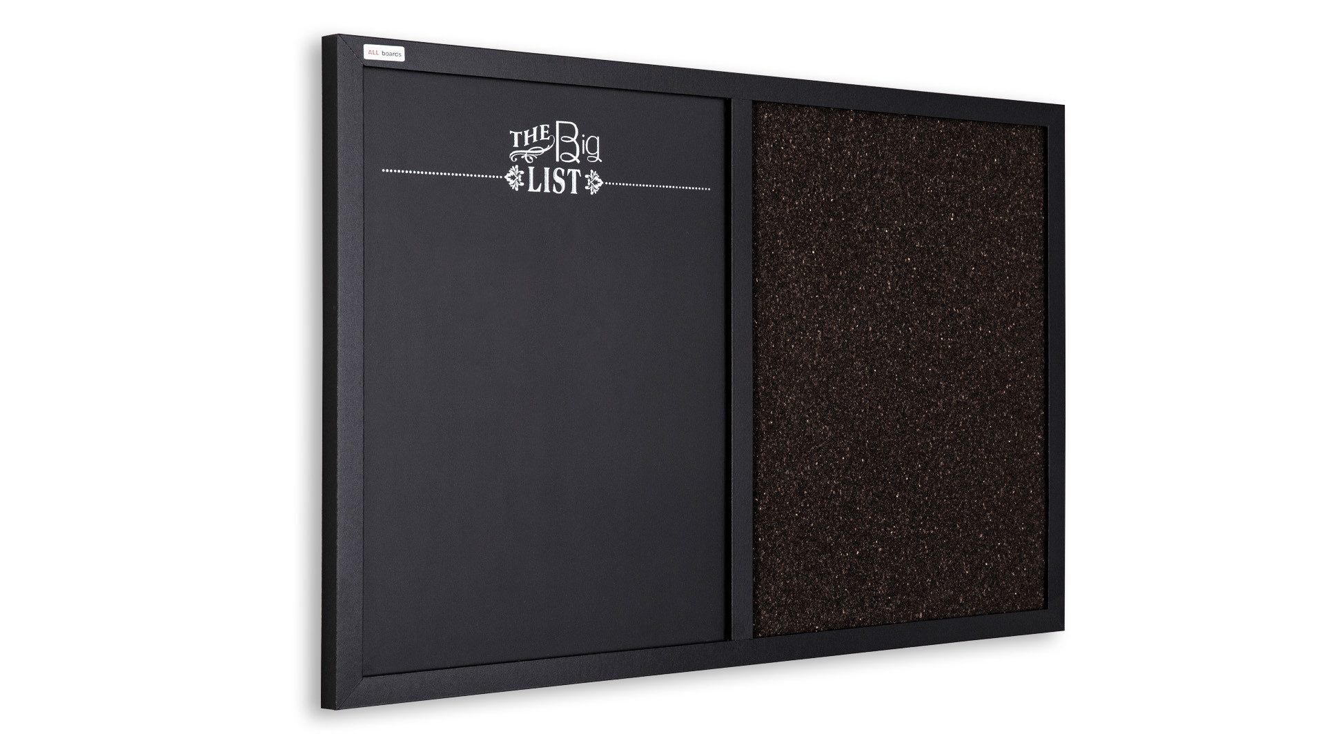 Tafel ALLboards KOMBI-Tafel magnetische Kreidetafel 60×40 cm + ZUBEHÖR