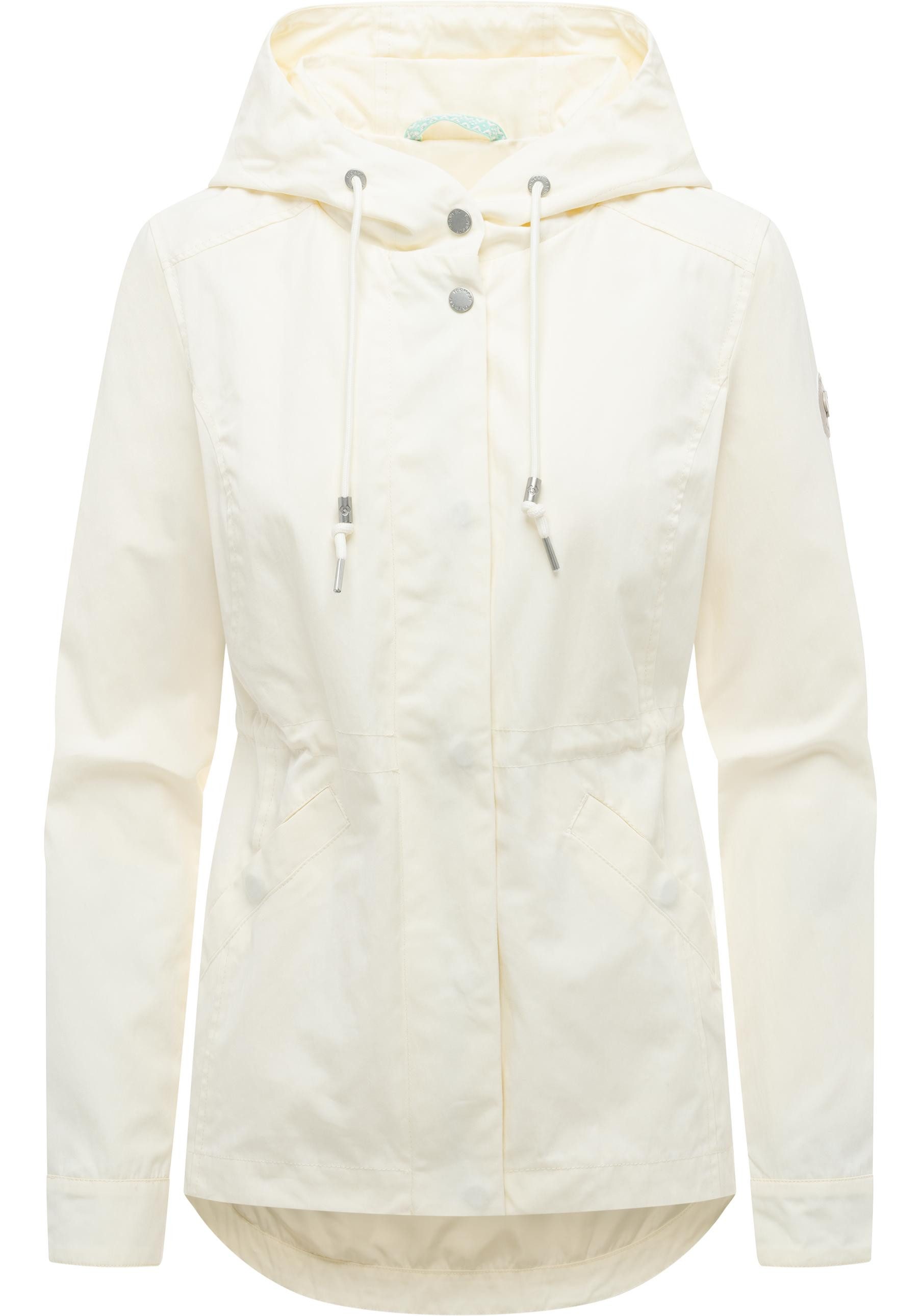 Ragwear Parka Dankira Leichte Übergangsjacke mit verstellbarer Kapuze