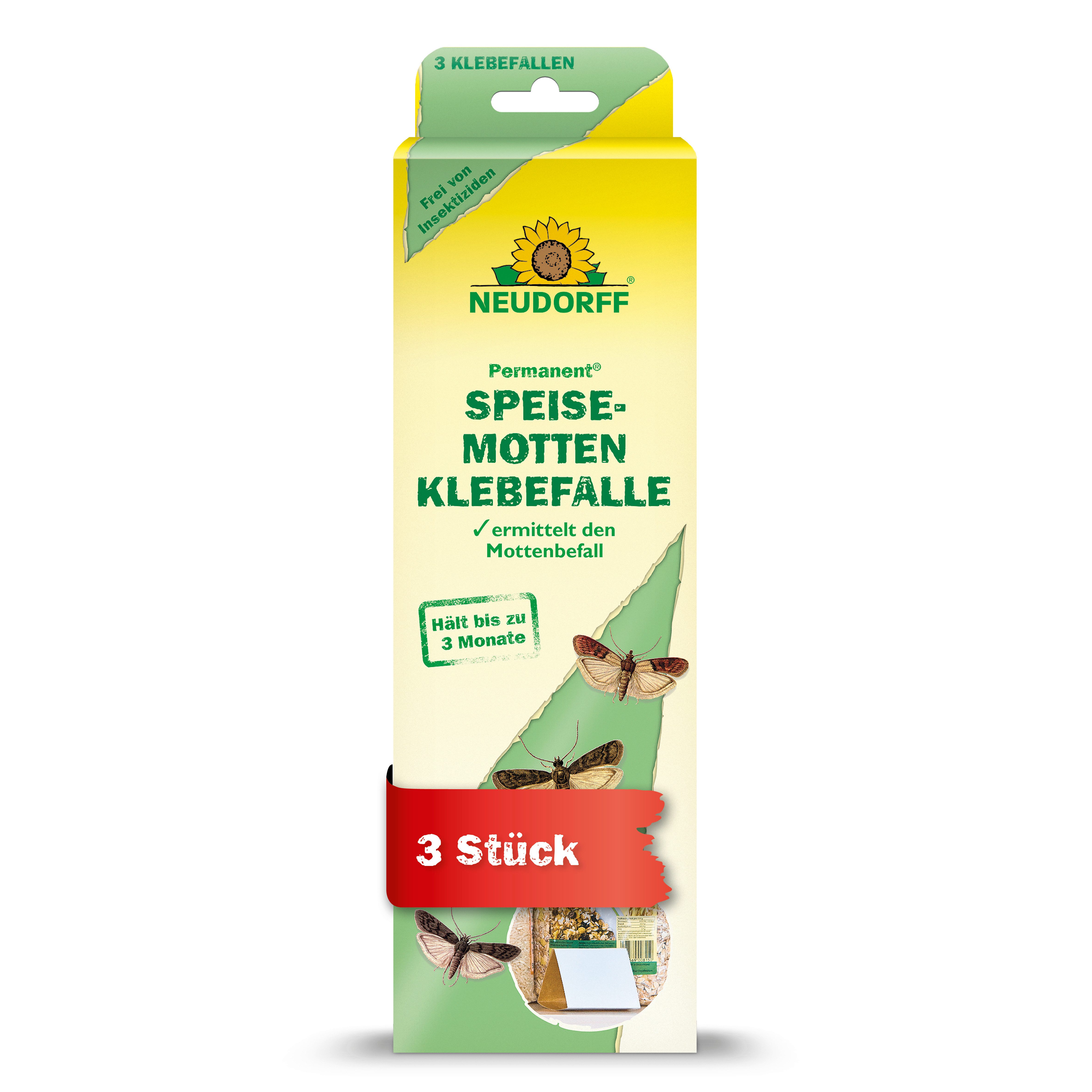Klebefalle Permanent SpeisemottenKlebefalle 3 St.