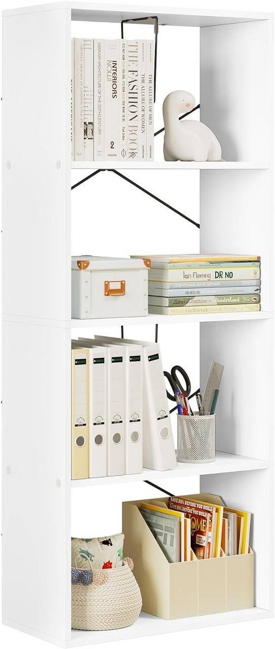 Woltu Bücherregal, 1-tlg., mit 4 Ebenen, günstig online kaufen