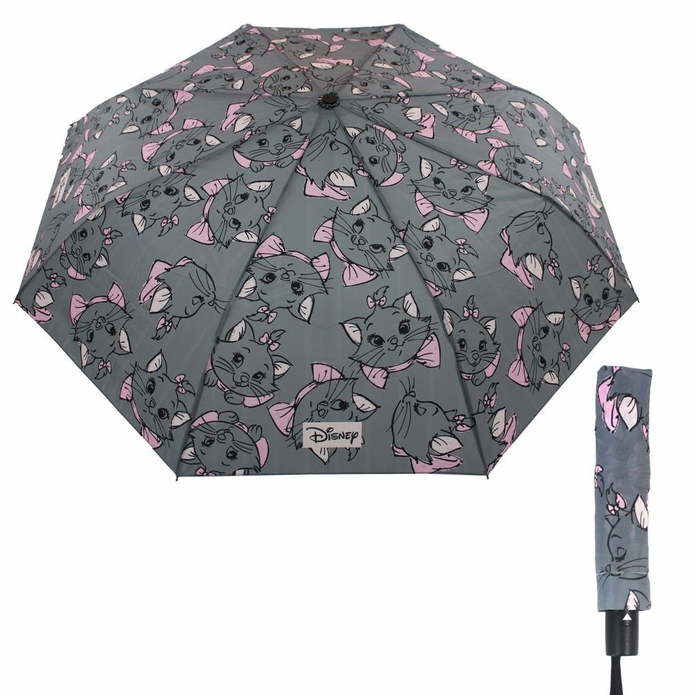 Vadobag Regenschirm Grey Sky, Aristocats Marie Auf-Automatik Faltbarer Taschenregenschirm The