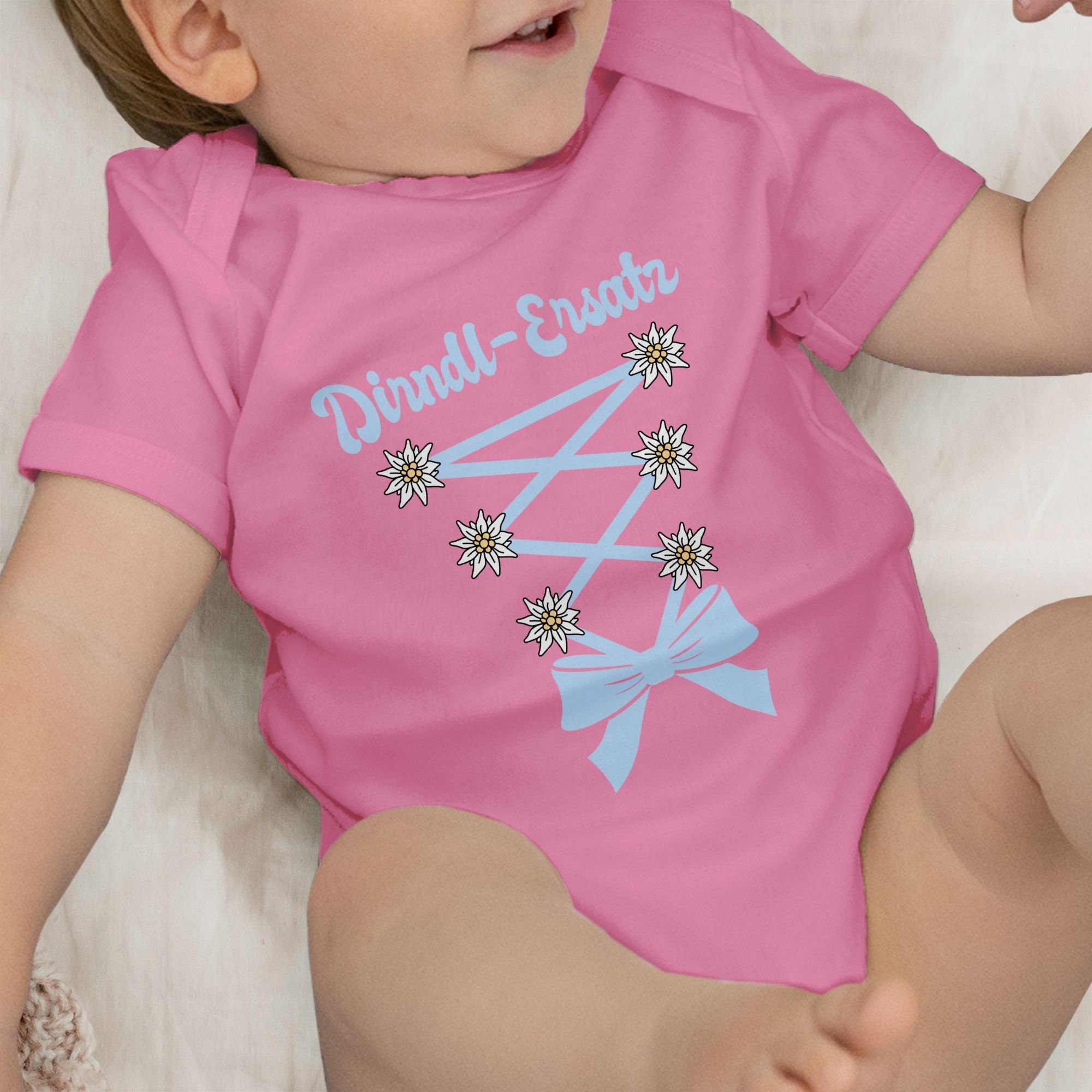 Shirtracer Shirtbody Dirndl Ersatz Korsage Baby 1 für Mode Pink Outfit Oktoberfest