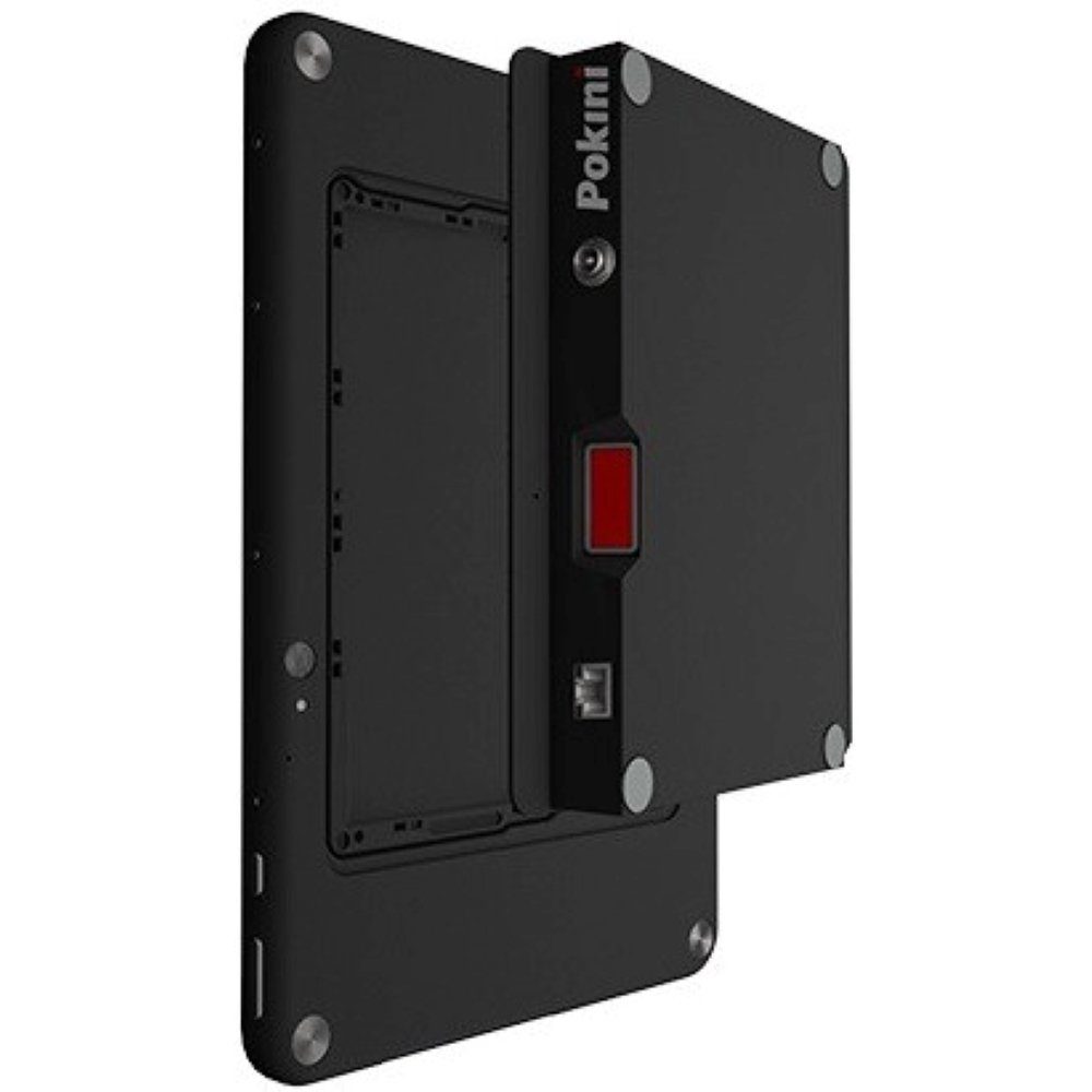 Pokini Backcover Tab A8 / A8B Erweiterung inkl. Barcodescanner & LAN - Backcover Extension - schwarz