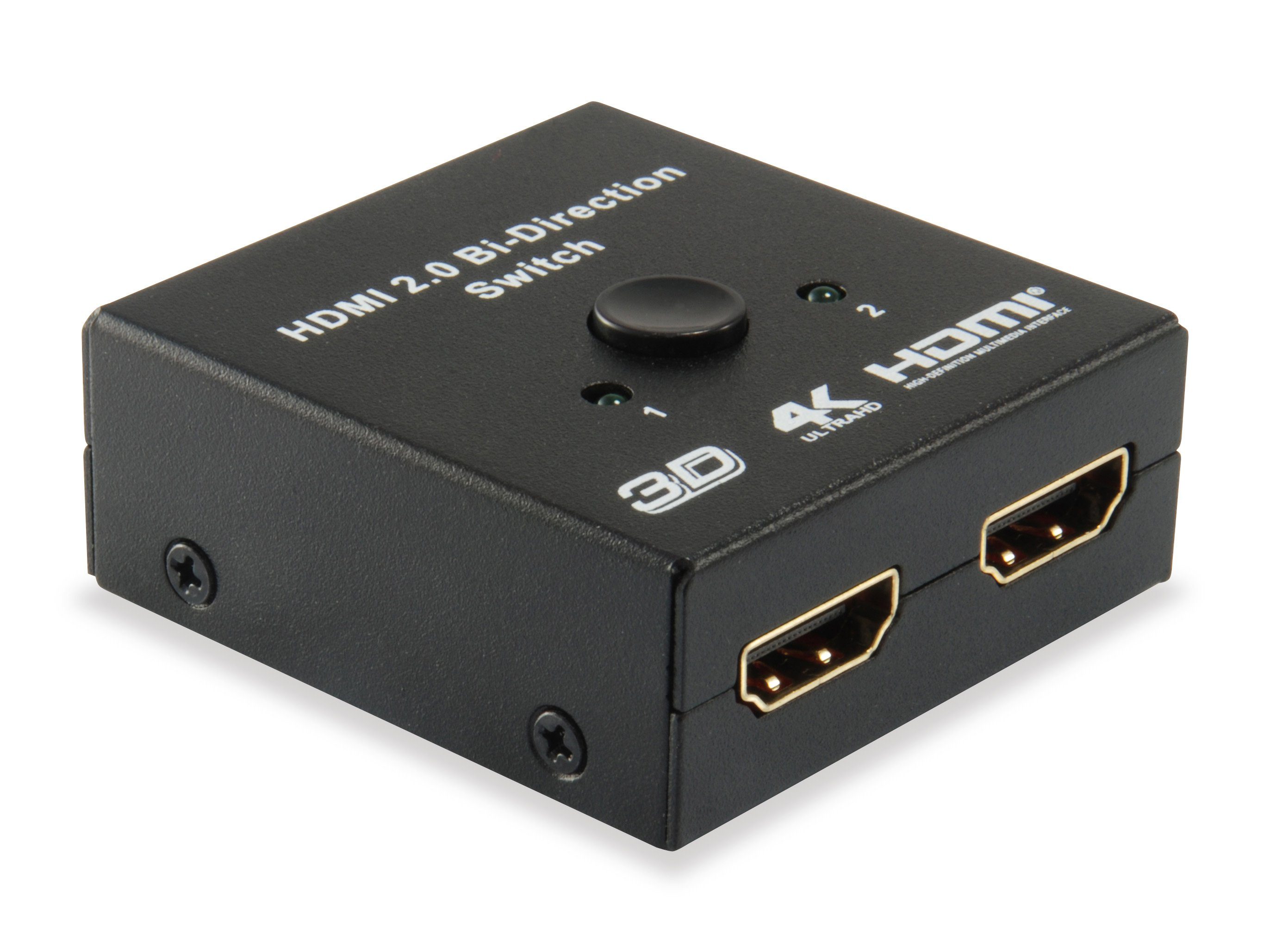 Equip Equip Switch bidirektional HDMI 2-Port Verteiler oder Umsch. Netzwerk-Switch