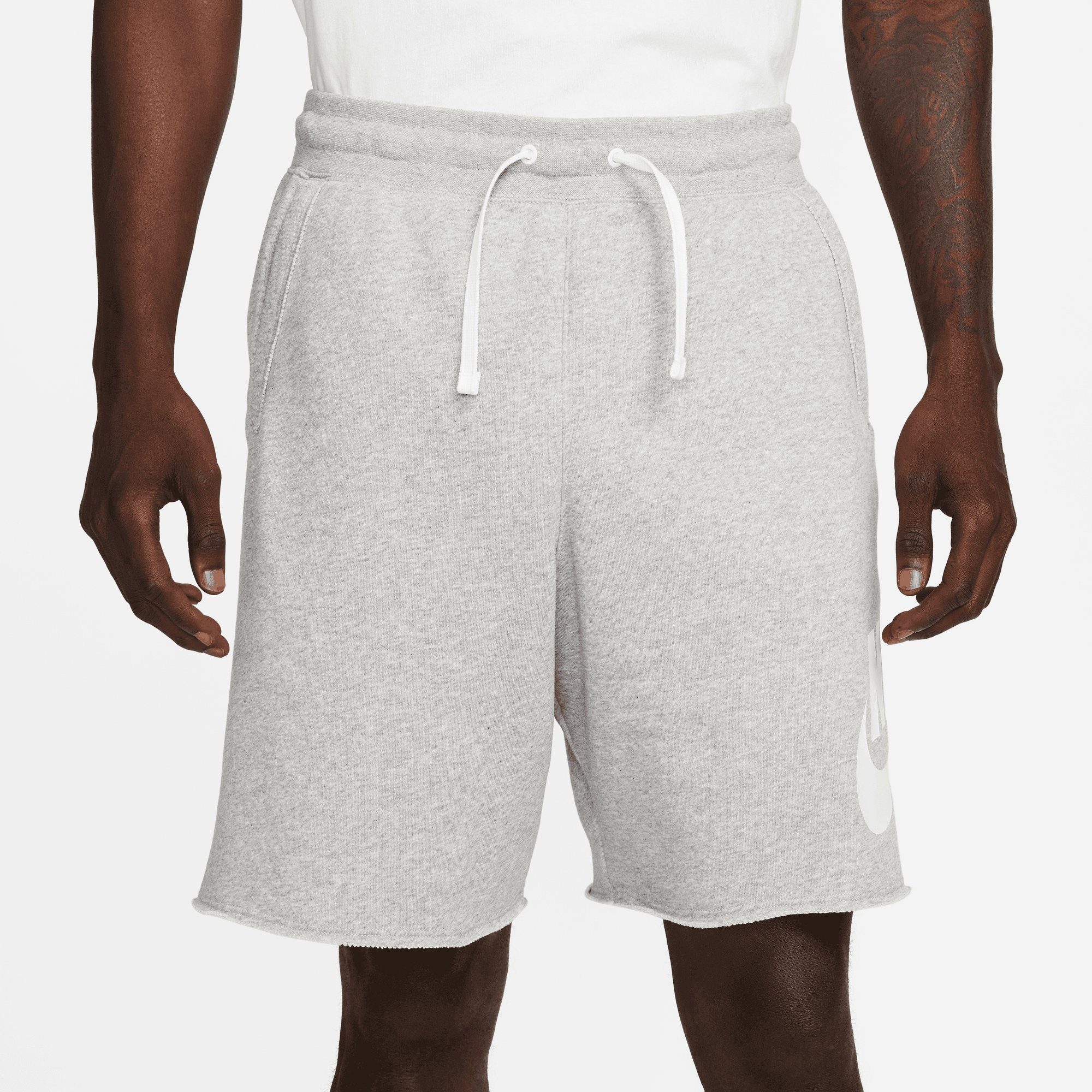 SHORTS GREY ALUMNI Sportswear CLUB FLEECE TERRY Shorts FRENCH MEN'S Nike HEATHER/WHITE/WHITE DK