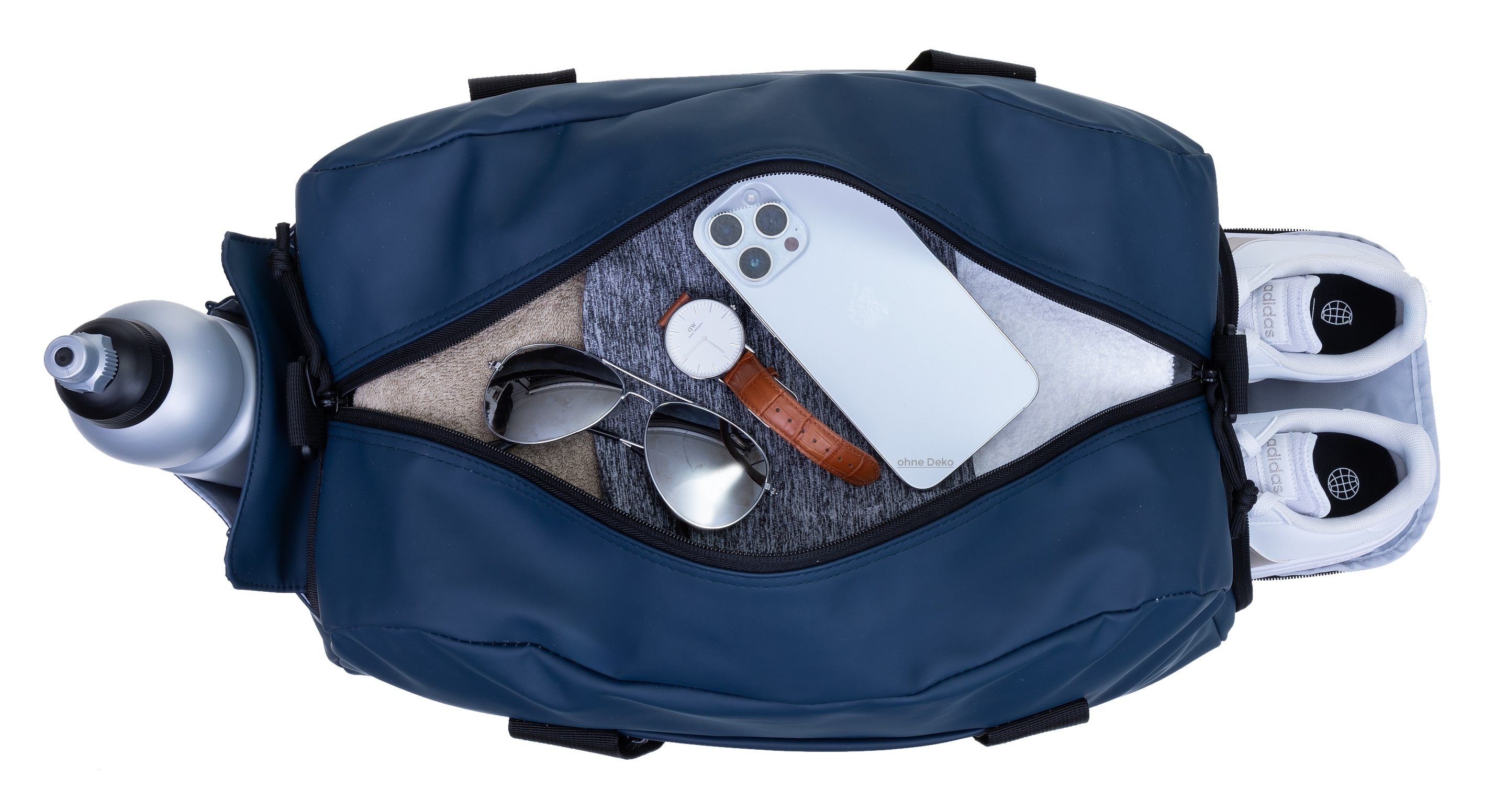 ELEPHANT Sporttasche Hydro Gym Sport Tasche Herren Damen wasserabweisend aus Plane, Reisetasche Schuhfach Handgepäck Weekender 46 cm