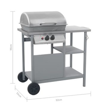 autolock Gasgrill Gasgrill mit Beistelltisch auf 3 Ebenen