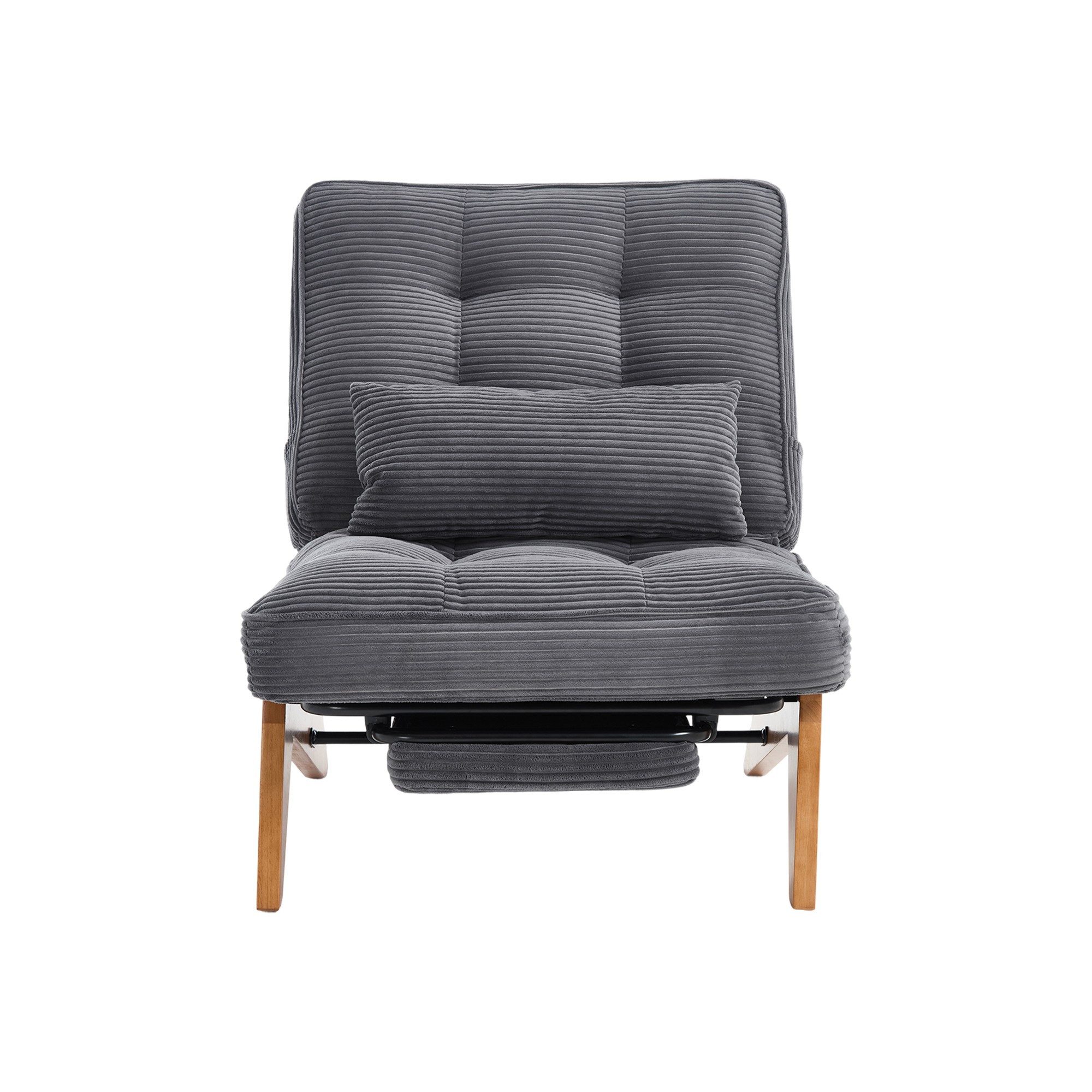 LVHOM Relaxsessel verstellbarer Loungesessel mit Fußstütze & Lendenkissen, günstig online kaufen