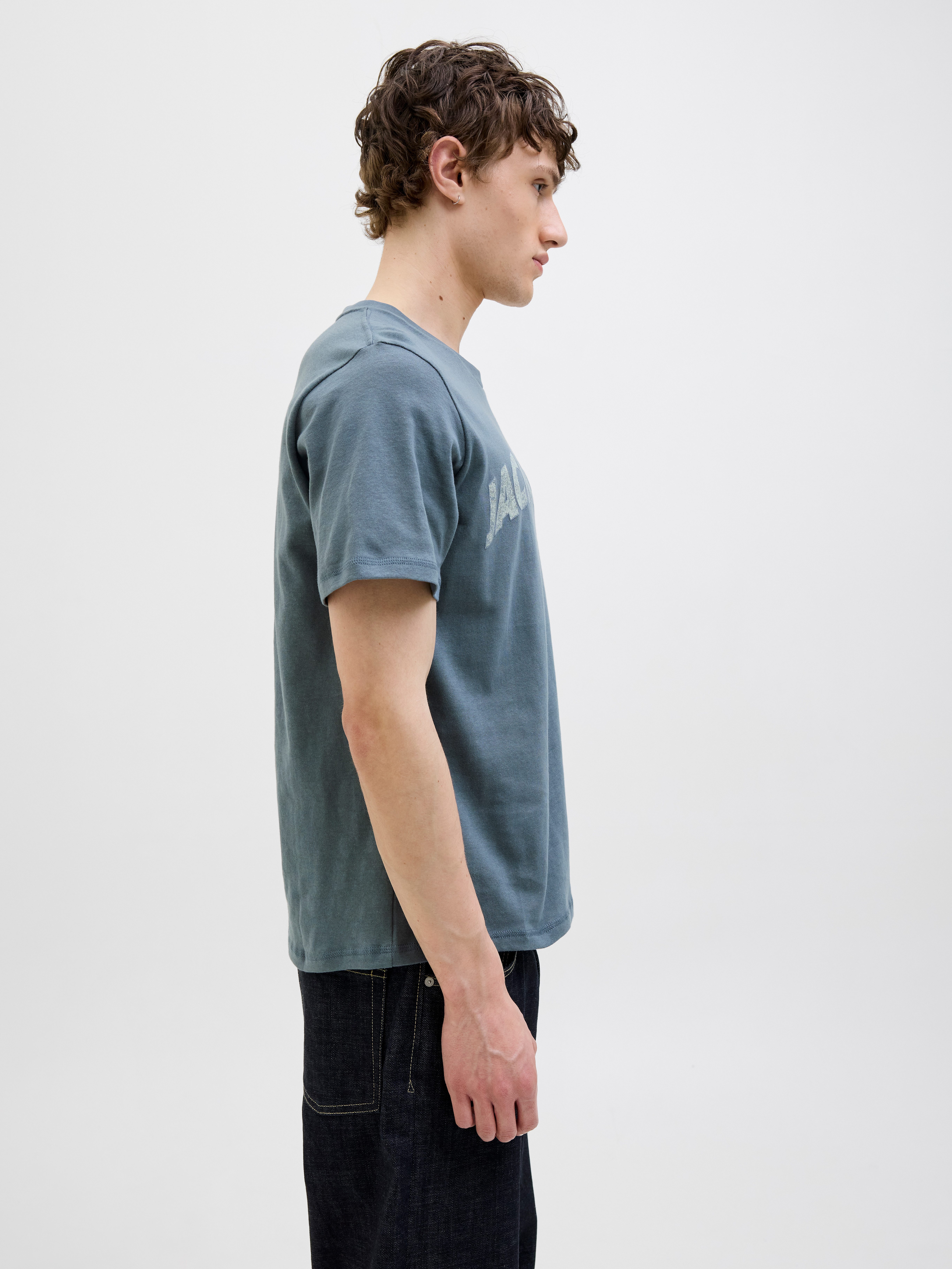 Jack & Jones T-Shirt JORALMERIA BOLD BRANDING TEE SS CN mit Logo Druck günstig online kaufen