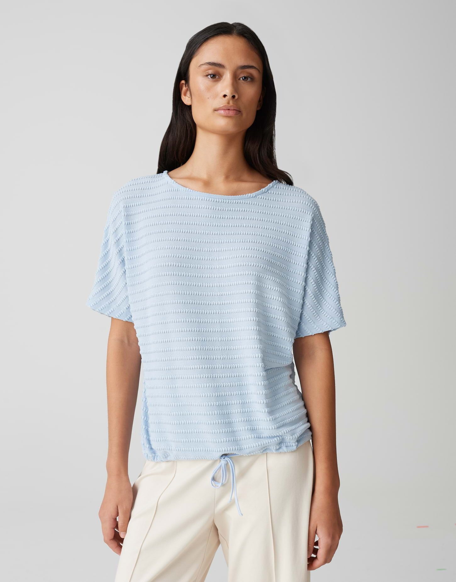 OPUS Kurzarmshirt SARONJI PARIS Loose mit Fledermausärmeln günstig online kaufen