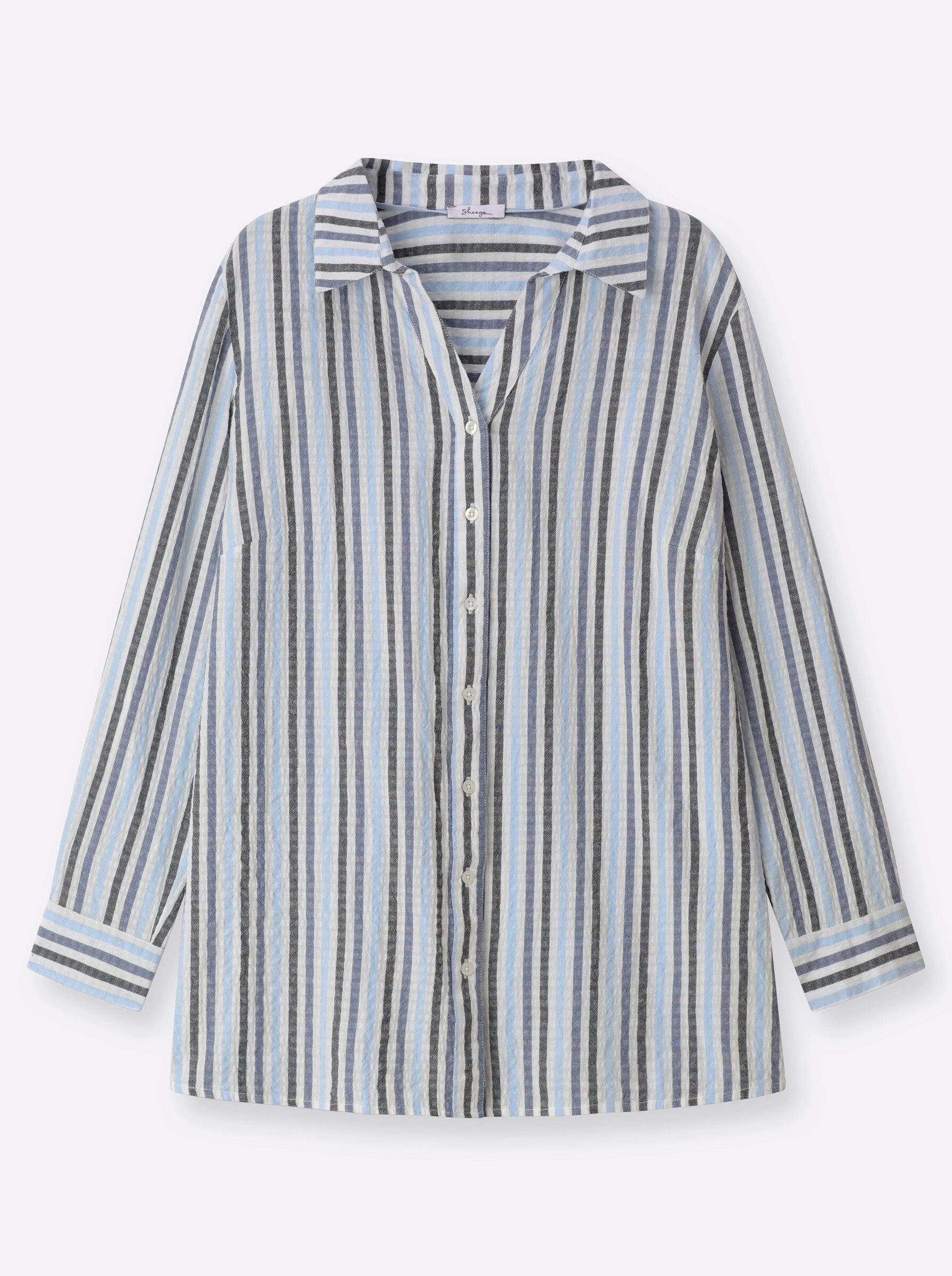 Klassische Bluse Langarm-Bluse Langarm