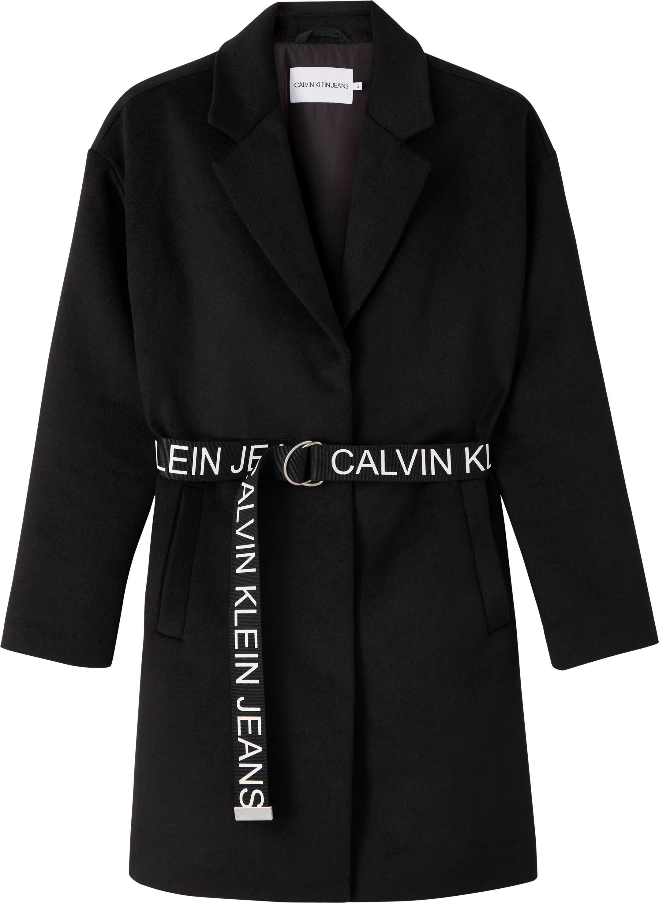 Calvin Klein Jeans Kurzmantel »PATTERNED WOOL BLEND BLAZER COAT« in  schmaler Silhouette online kaufen | OTTO