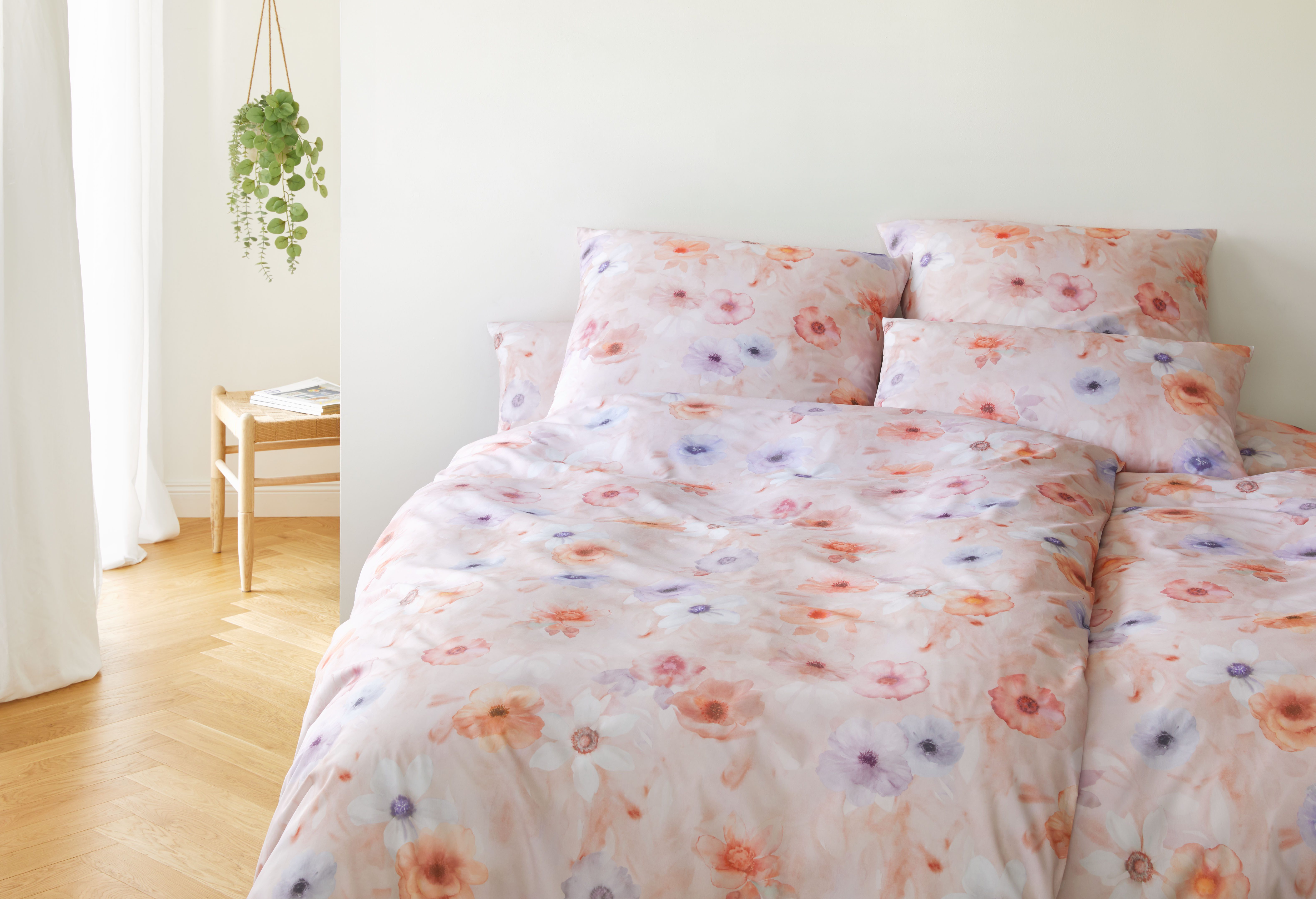 Elegante Bettwäsche Pastel Jersey, Jersey, 2 teilig, angenehmes Hautgefühl