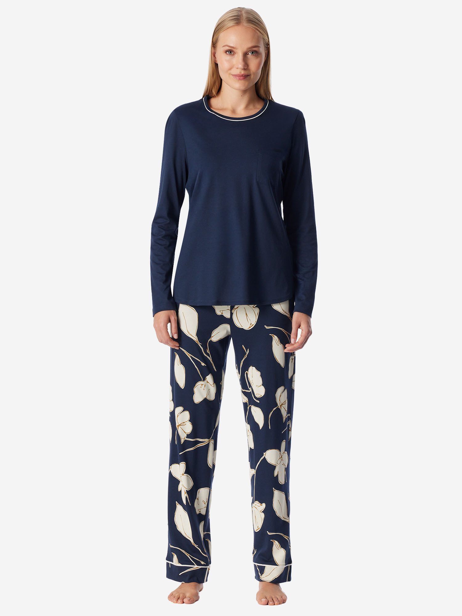 Schiesser Schlafanzug Comfort Nightwear (2 tlg) Pyjama, Pyjama Set, Schlafanzug Set