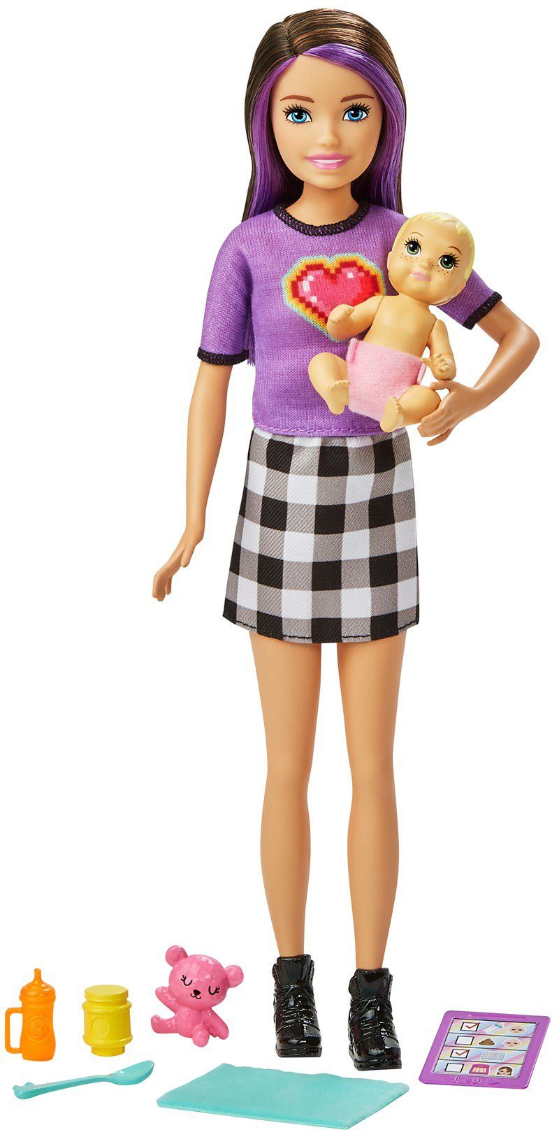Image of Barbie Anziehpuppe »Skipper Babysitters Inc. Skipper & Baby Puppe«, inklusive Zubehör