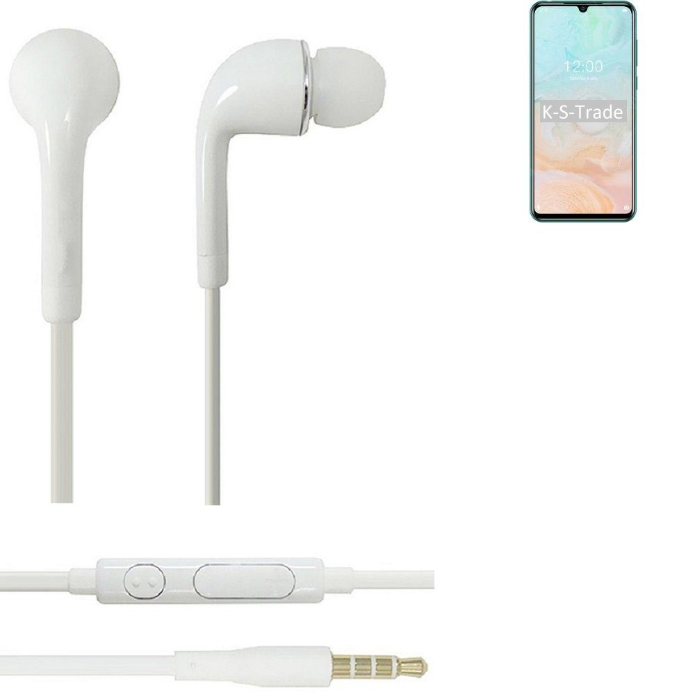 3,5mm) Pro mit u Lautstärkeregler In-Ear-Kopfhörer weiß Mikrofon K-S-Trade N20 Doogee (Kopfhörer Headset für