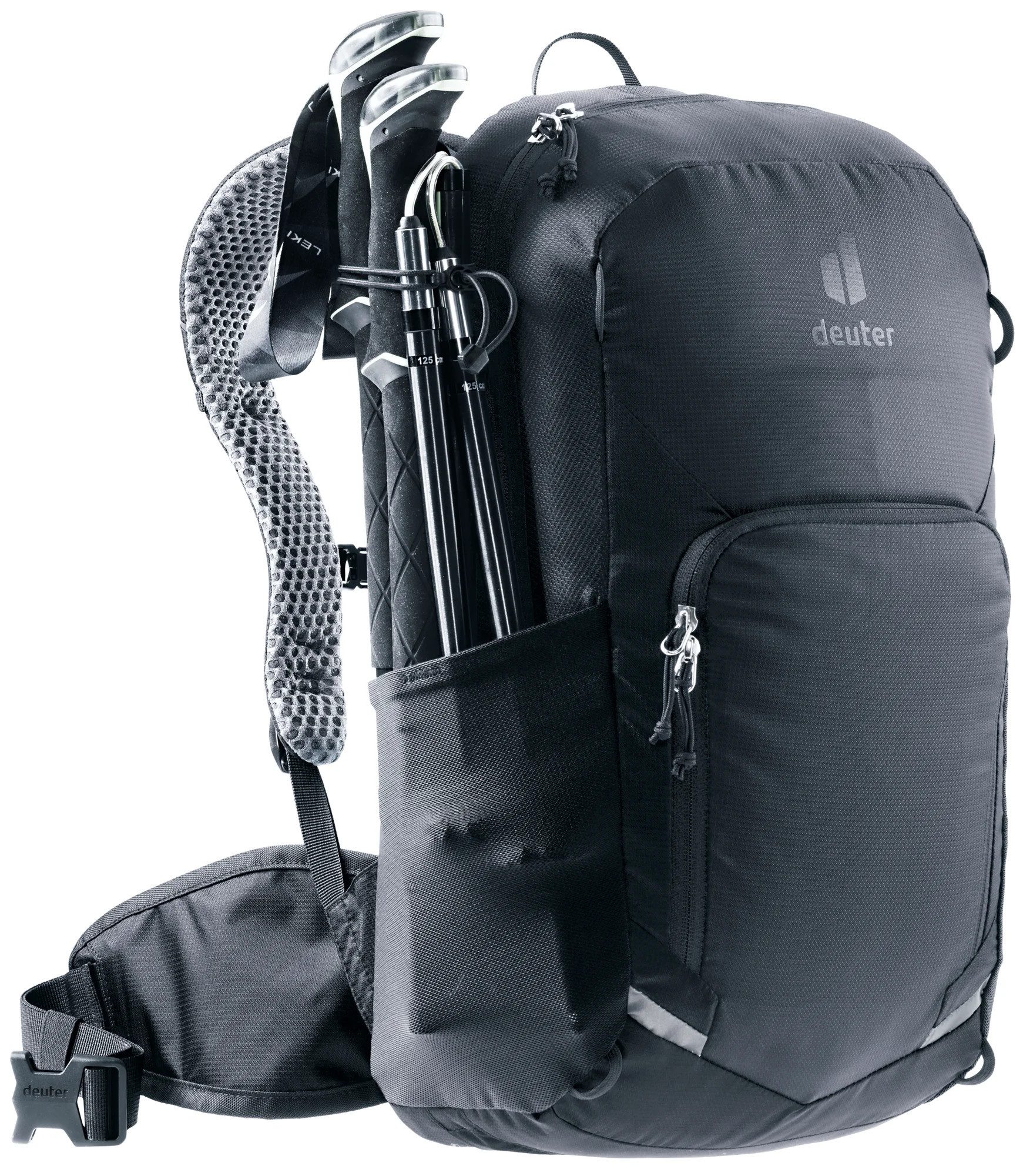 deuter Fahrradrucksack Bike I 20, 20 Liter Volumen, mit abnehmbarem Helmnetz