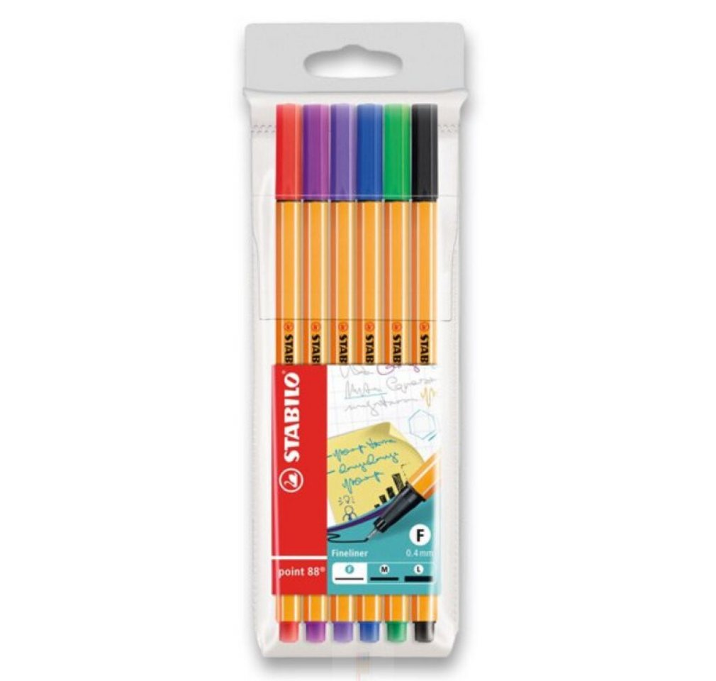 Thumbnail - STABILO Fineliner -Point 88-6 6er Etui