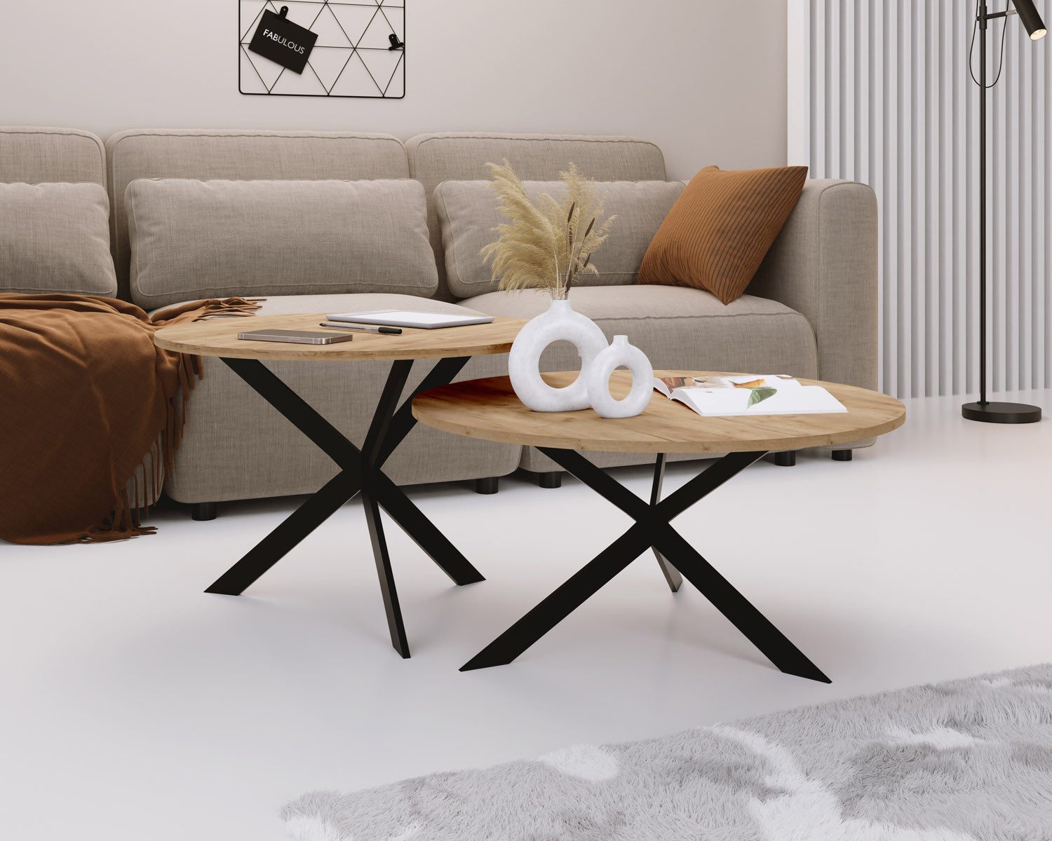 WFL GROUP Couchtisch Lev (Satztisch Set günstig online kaufen