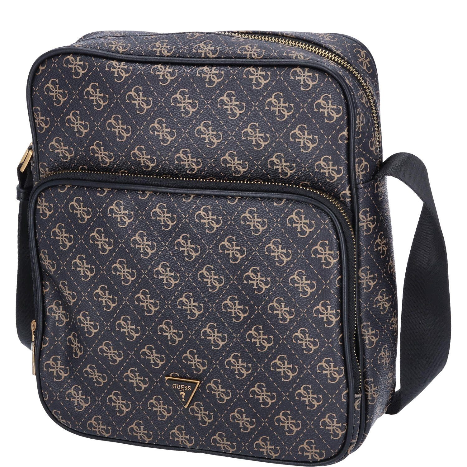Guess Umhängetasche GUESS Umhängetasche Vezzola Eco Brown-Ochre (1, 1-tlg., 1)