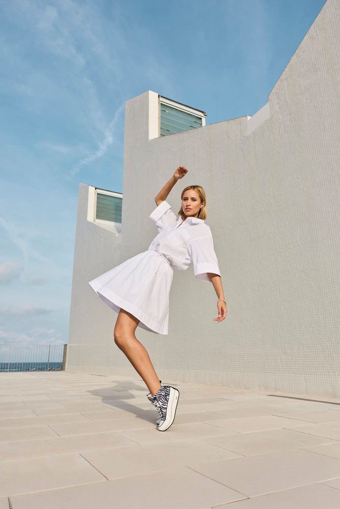 Rieker Plateausneaker High Top-Sneaker, Schnürboots in bequemer Form
