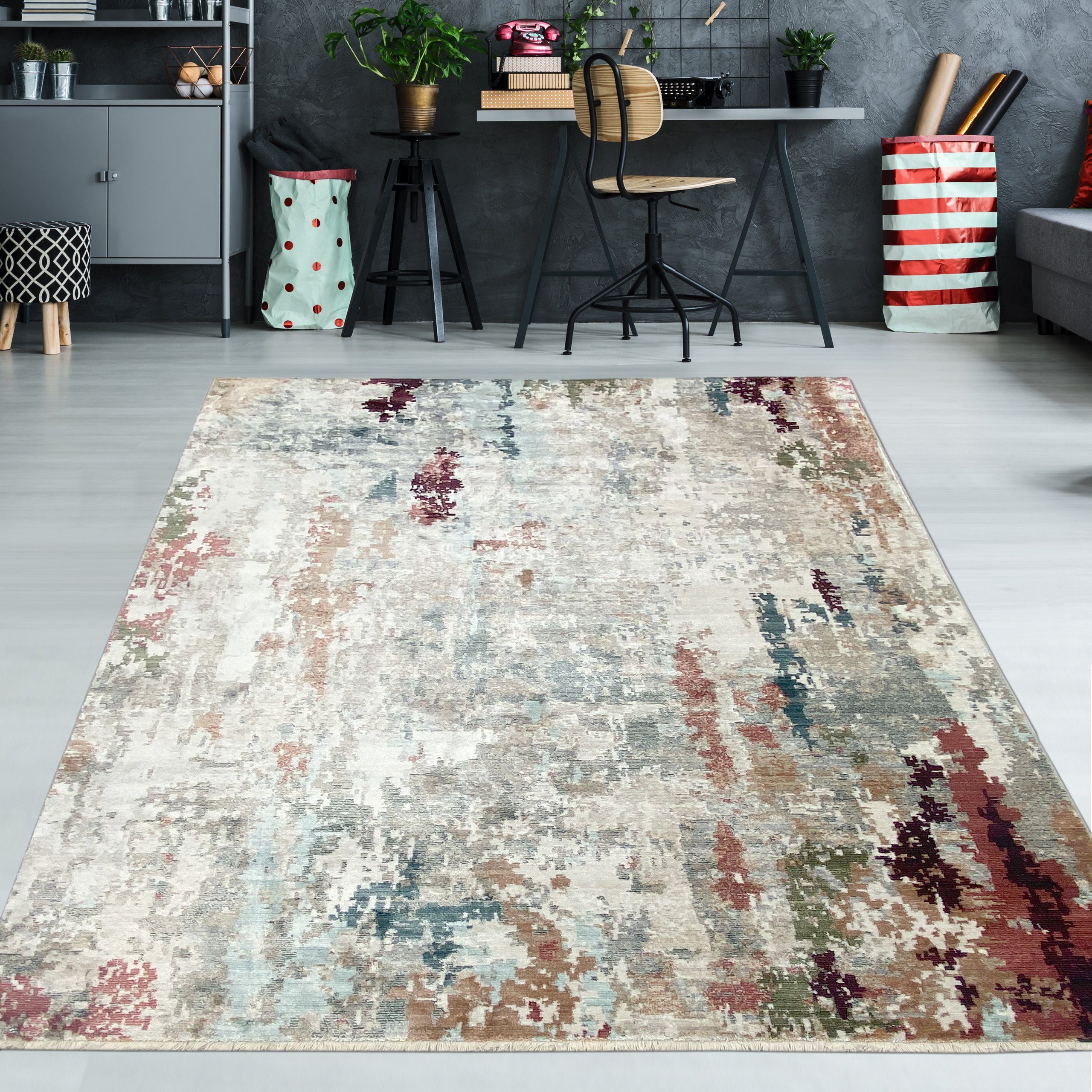 TeppichHome24 Teppich, rechteckig günstig online kaufen