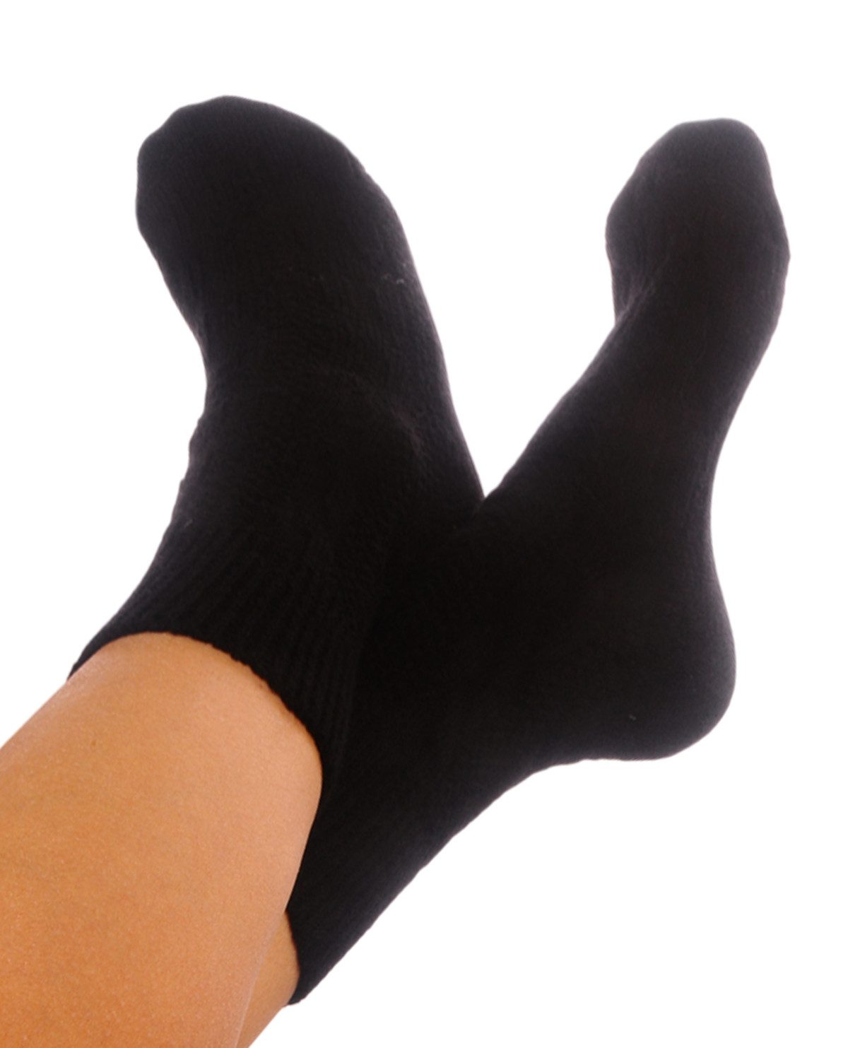 Martinex Socken Warme gestrickte Socken in Schwarz Damen Strümpfe socks in Schwarz, Zopfmuster, 35 36 37 38 39 40 41 42 43 44