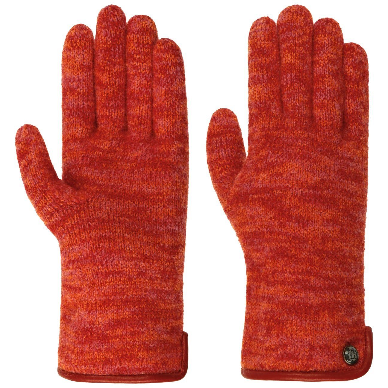 Roeckl Strickhandschuhe Handschuhe rot-meliert