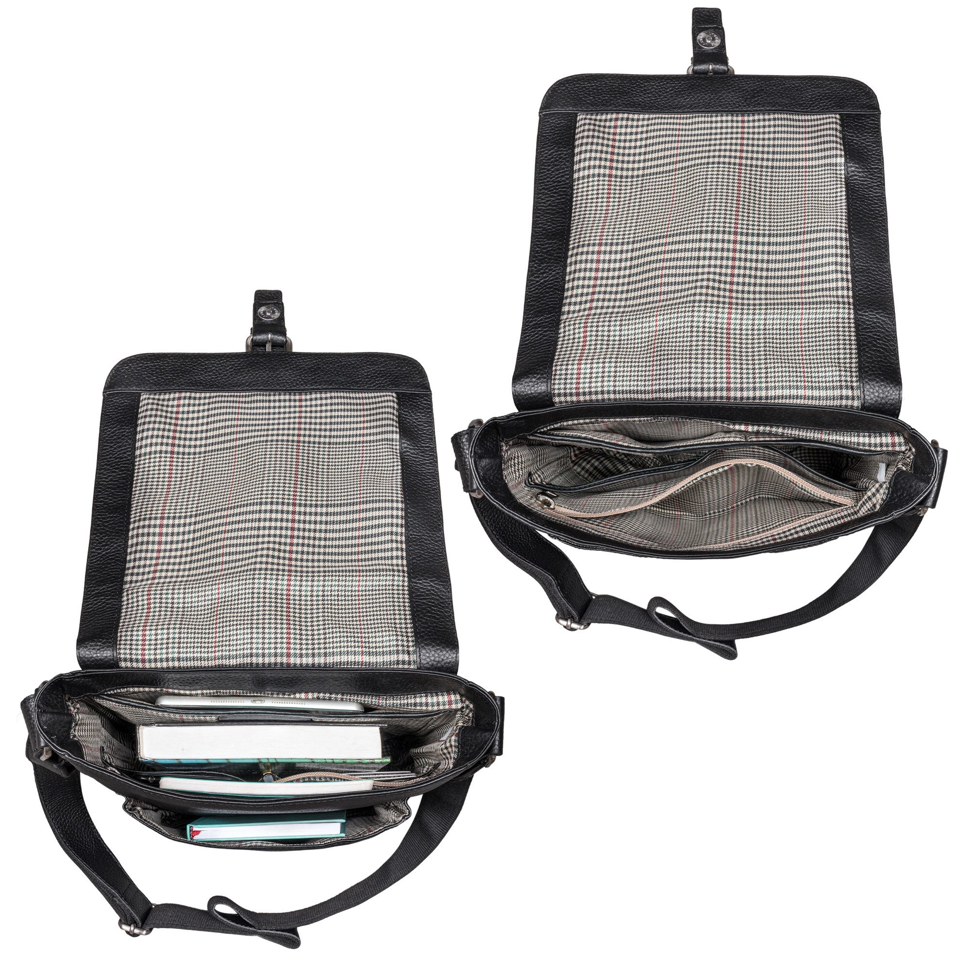 STILORD Schultertasche "Renato" Klassische Ledertasche Herren Umhängetasche Tablet 11 Zoll