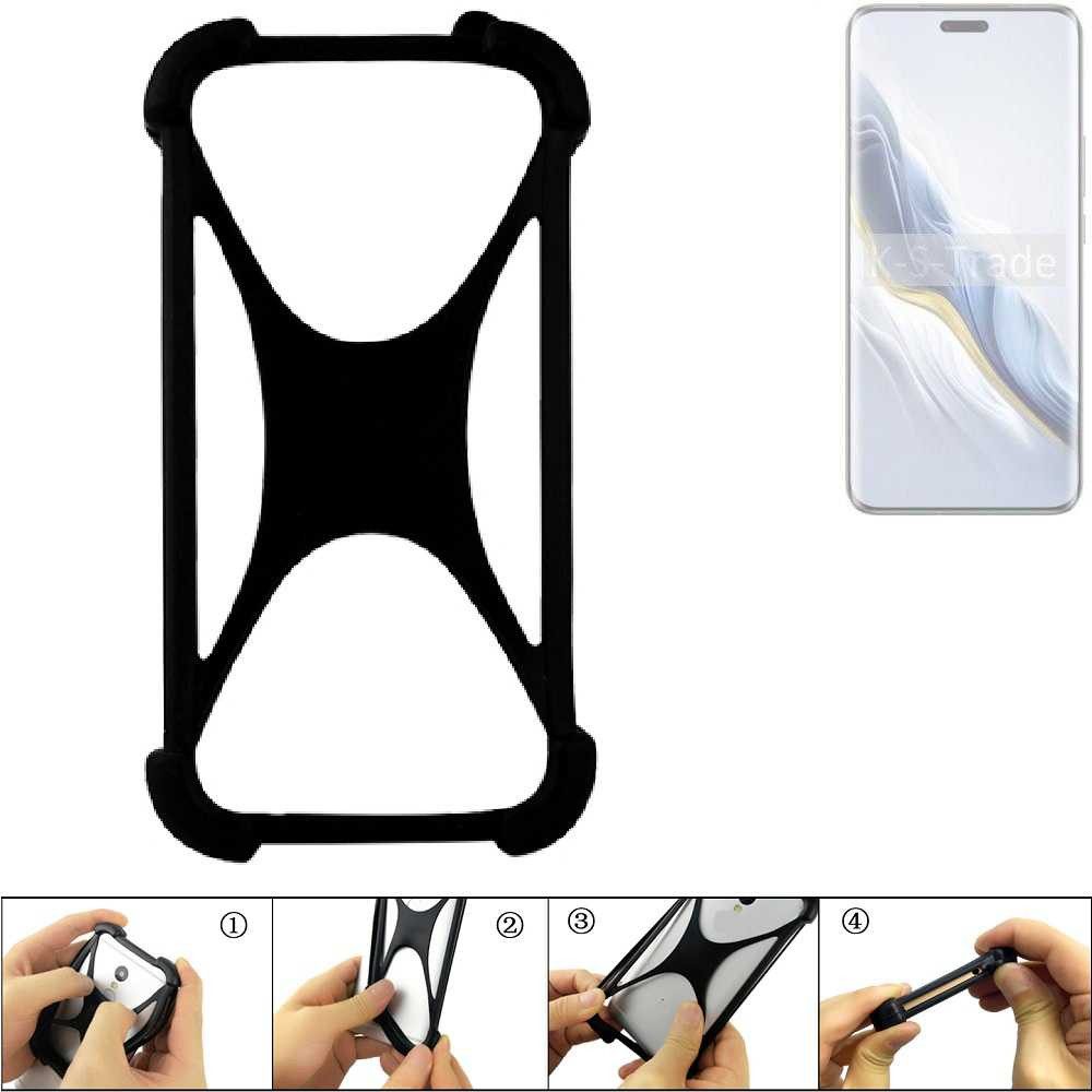K-S-Trade Handyhülle für Honor Magic6 Pro, Handy-Hülle Schutz-Hülle Silikon Bumper TPU Softcase Smartphone