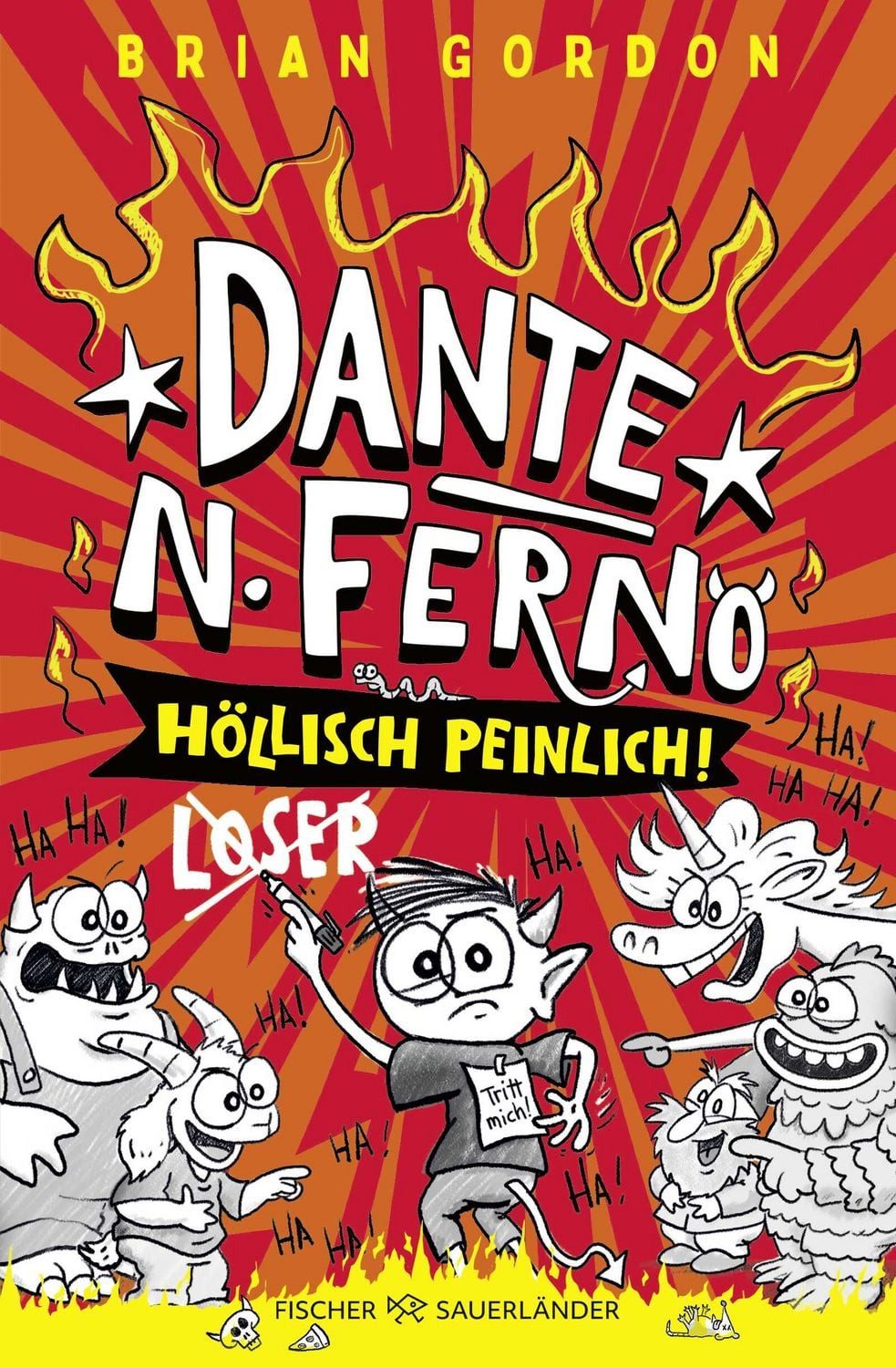 Dante N. Ferno - Höllisch peinlich! / Brian Gordon, Neue Comic-Roman-Serie für Kinder ab 9. Mit lustigen Bildern und einfachen Texten!