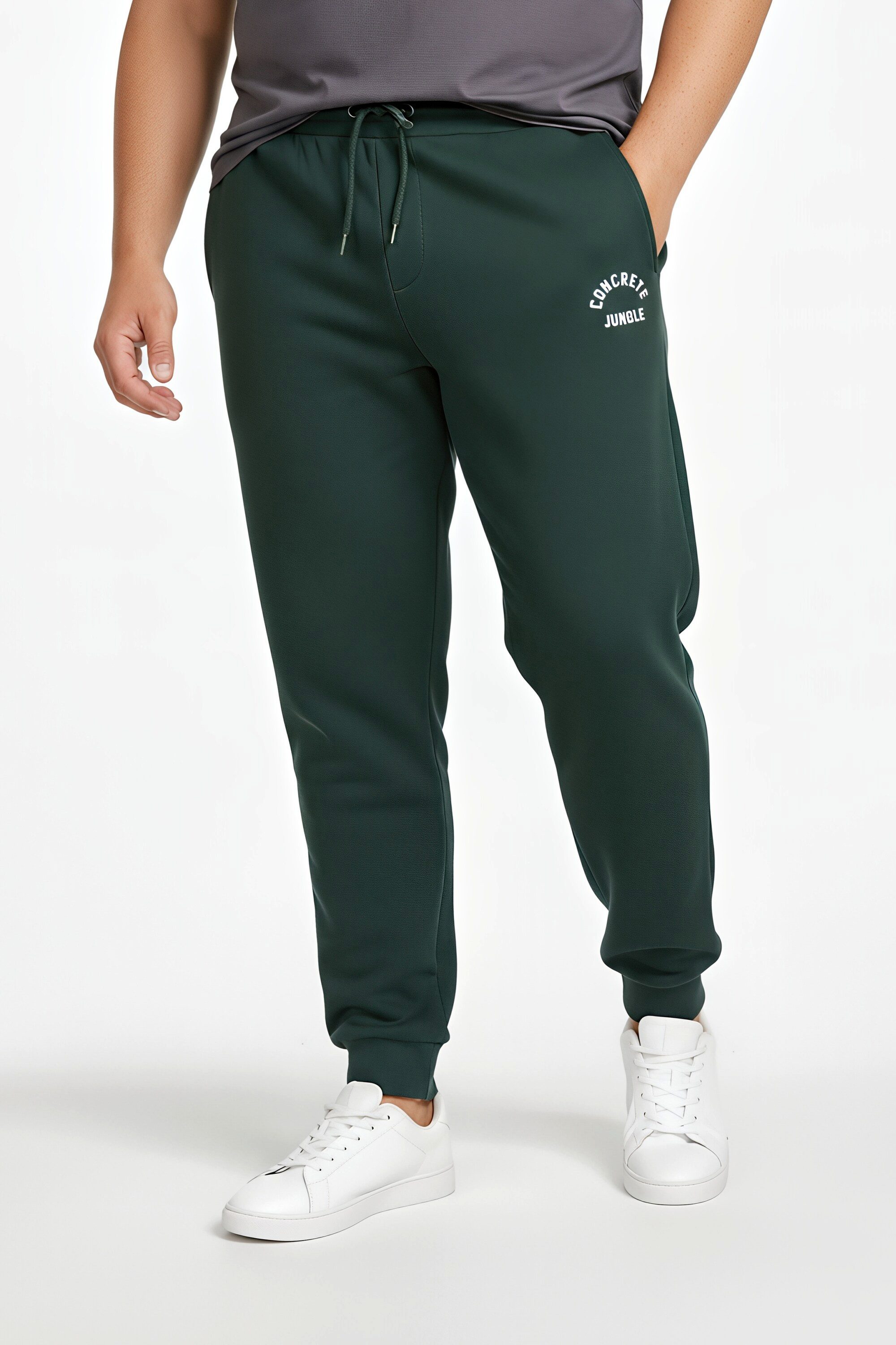 Sweathose Jogginghose Print Modern Fit Elastikbund 4 Taschen