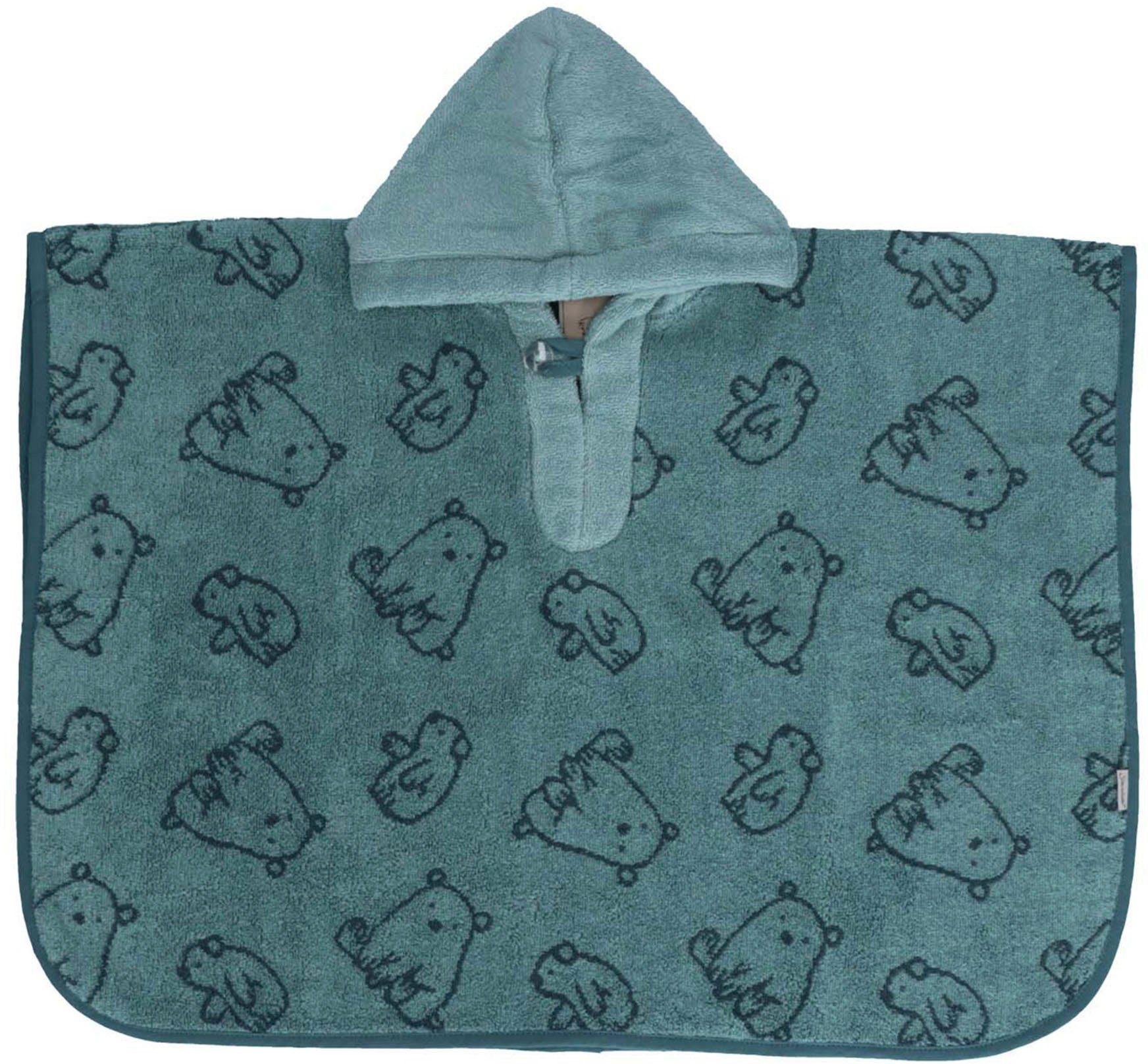 nachhaltig aus Sterntaler® ELIA, Badeponcho Bio-Baumwolle Langform, Leichtfrottee,