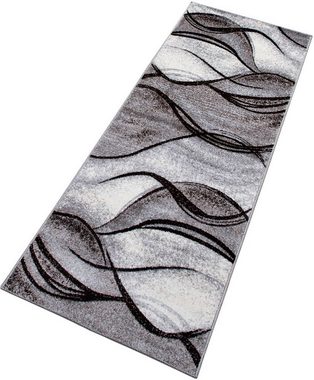 Läufer Tritom, Home affaire, rechteckig, Höhe: 9 mm, mit besonders weichem Flor, Kurzflor, modernes Wellen Muster