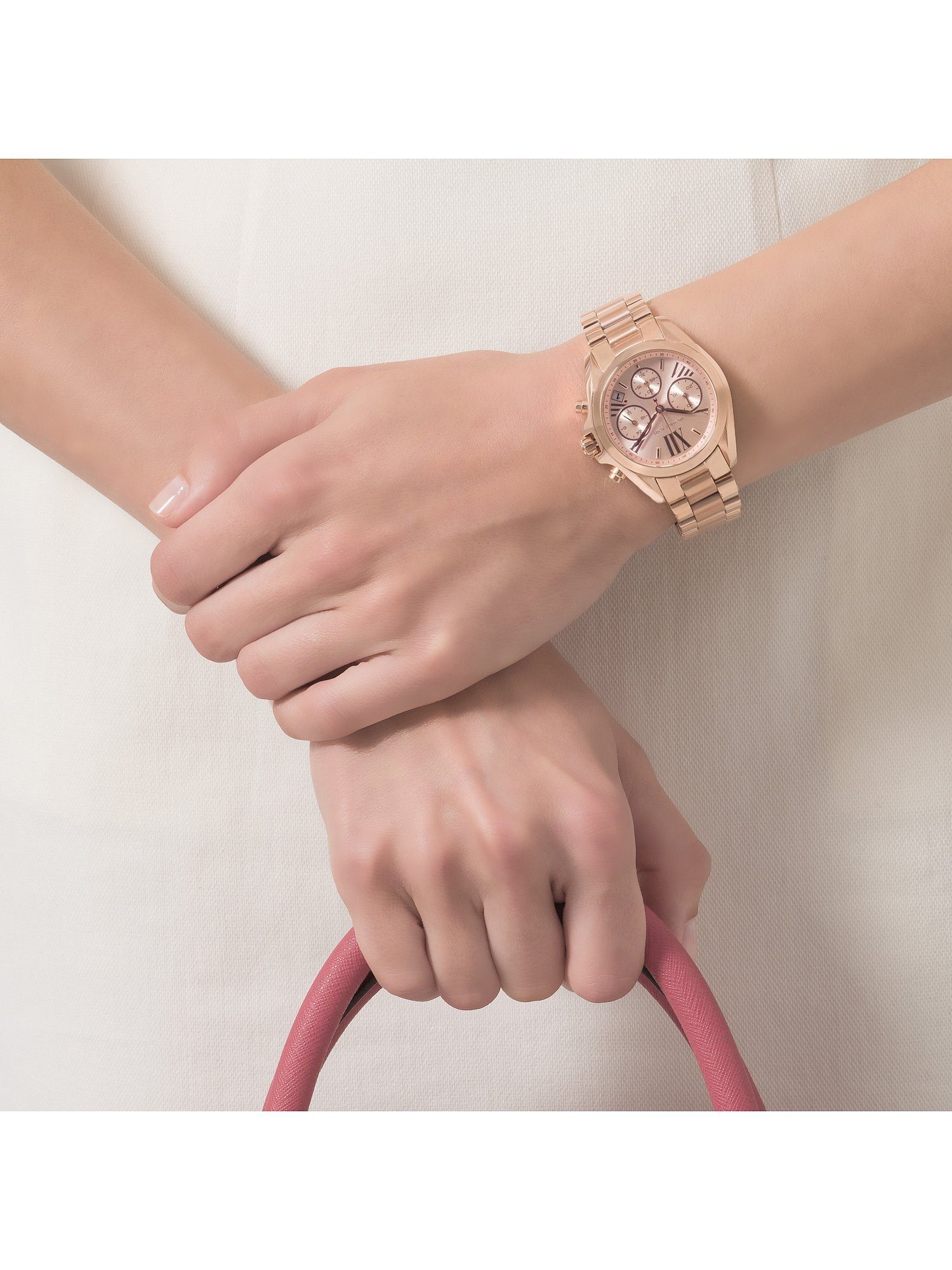 MICHAEL KORS Chronograph Michael Kors Damen-Uhren Analog Quarz