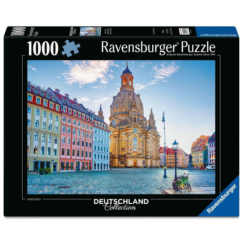Ravensburger Puzzle Erwachsenenpuzzle 1000 Teile - Dresden im Morgenlicht, 1000 Puzzleteile
